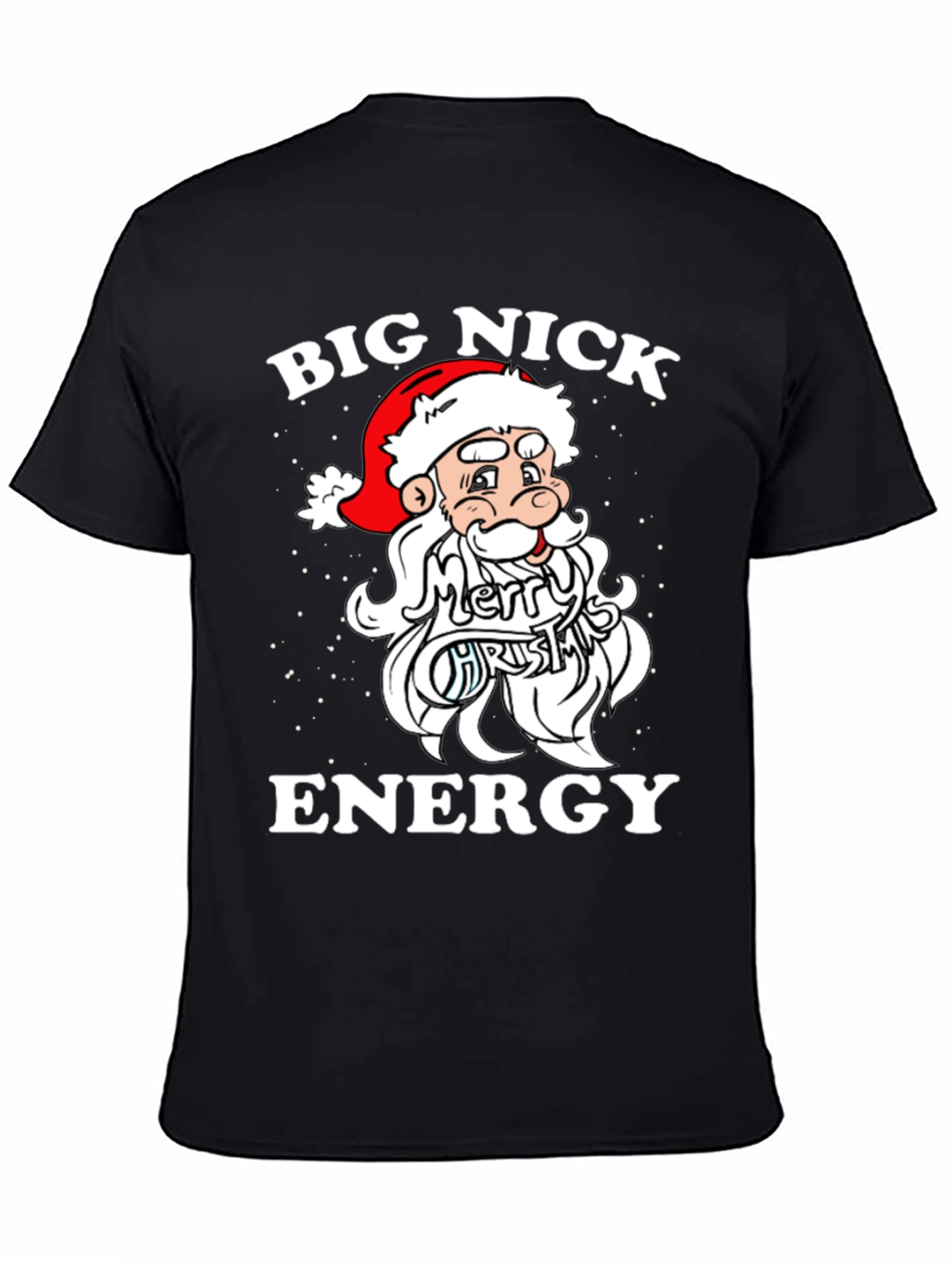 Big Nick Energy Santa T-Shirt