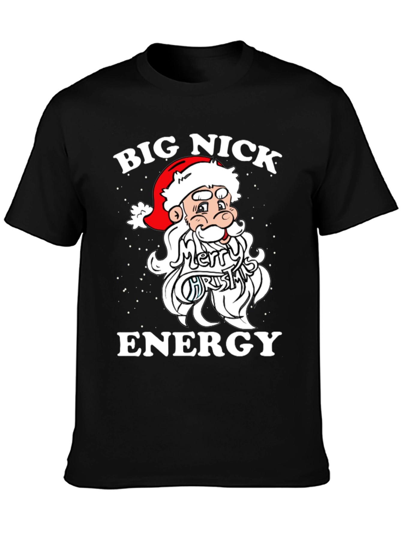 Big Nick Energy Santa T-Shirt