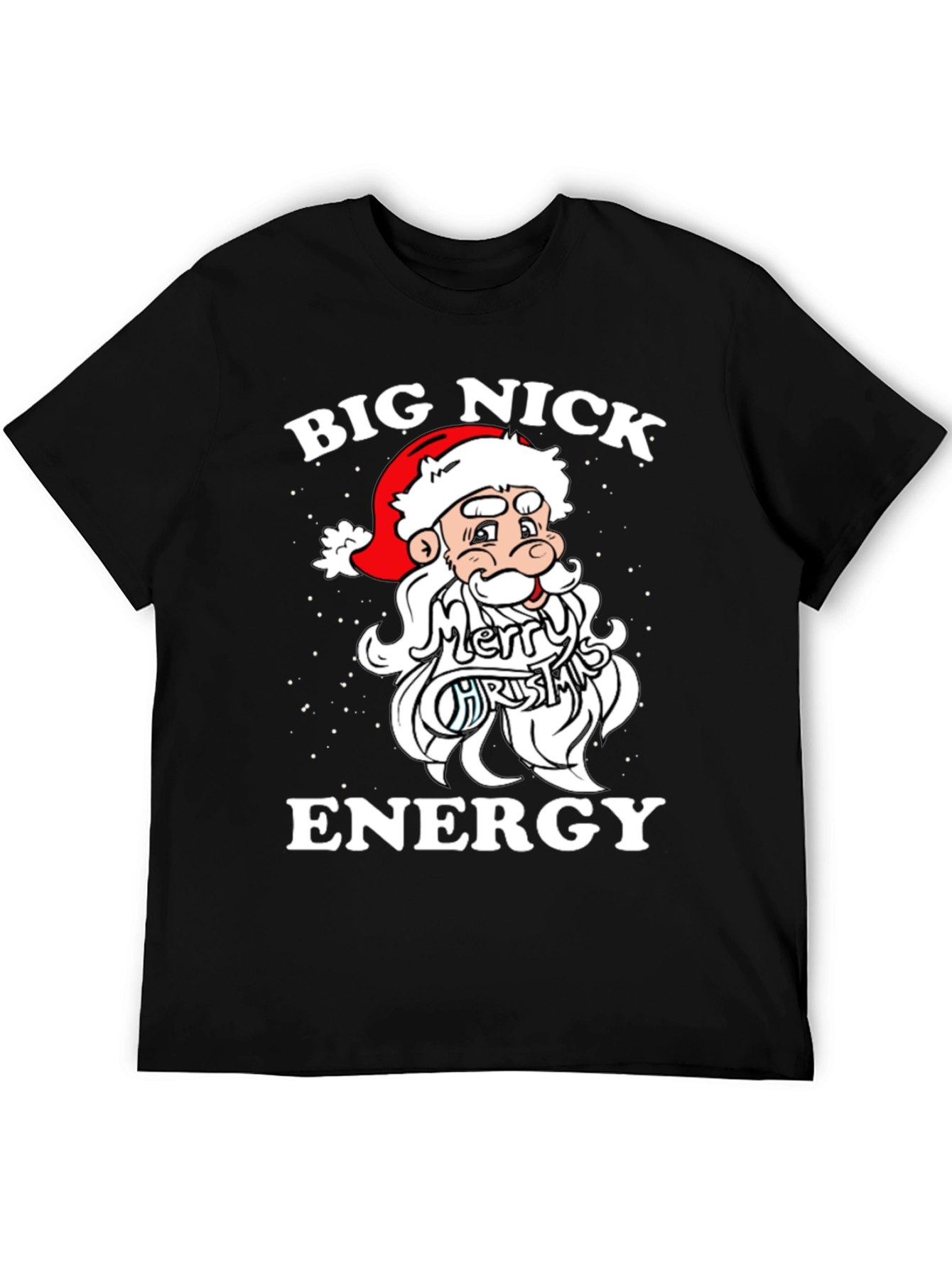 Big Nick Energy Santa T-Shirt
