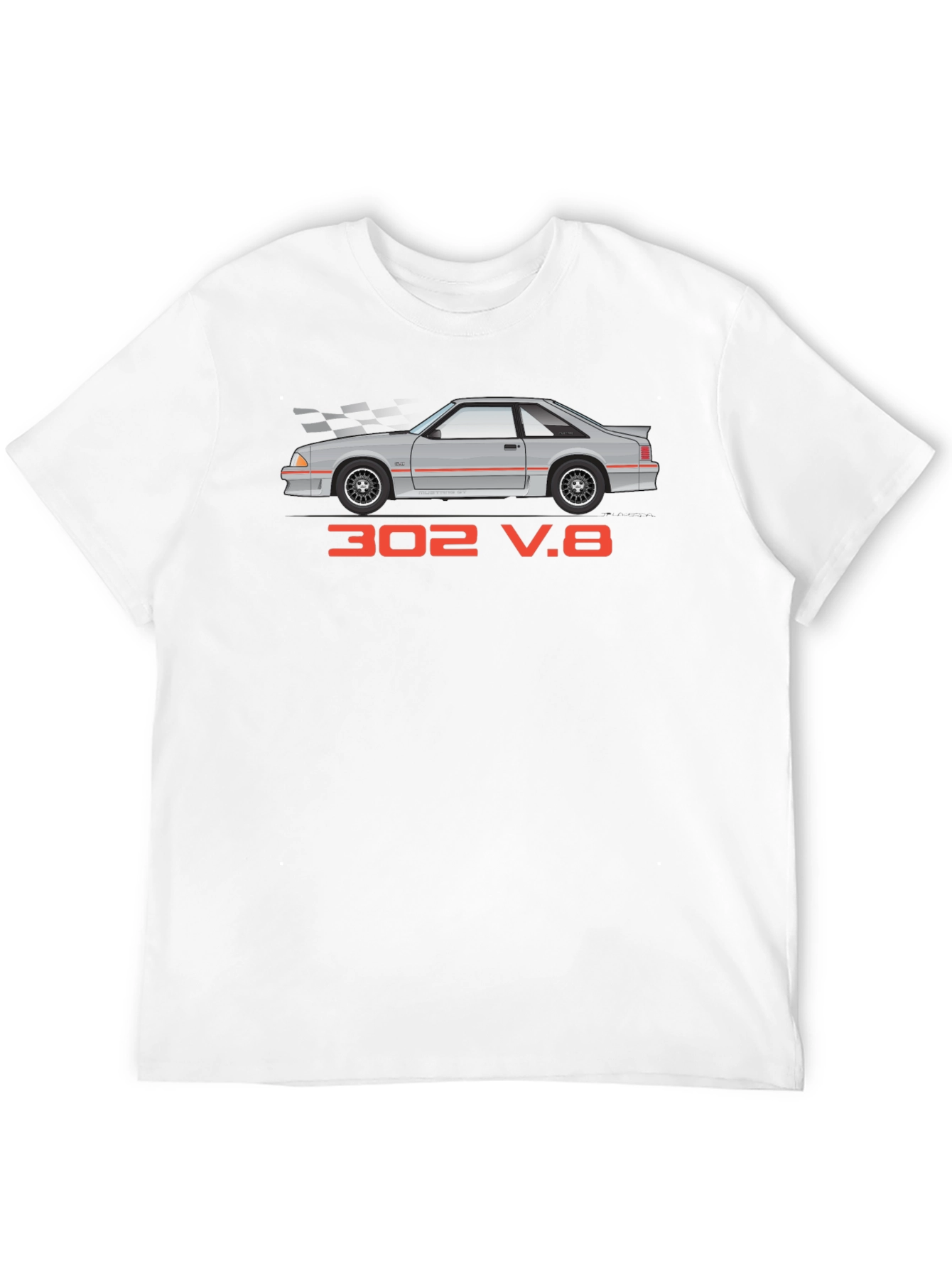 Fox Body Mustang 302 V8 Graphic T-Shirt