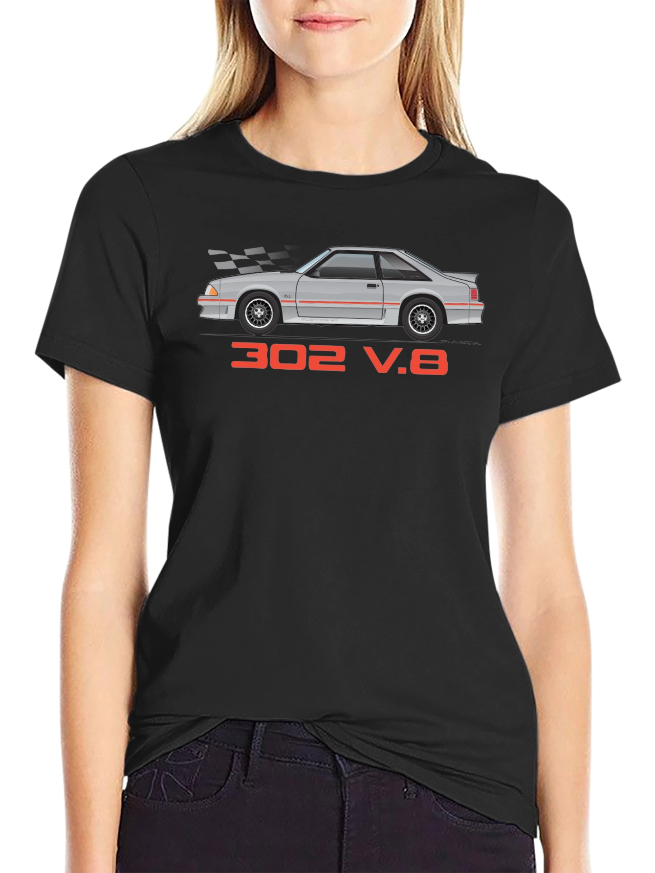 Fox Body Mustang 302 V8 Graphic T-Shirt