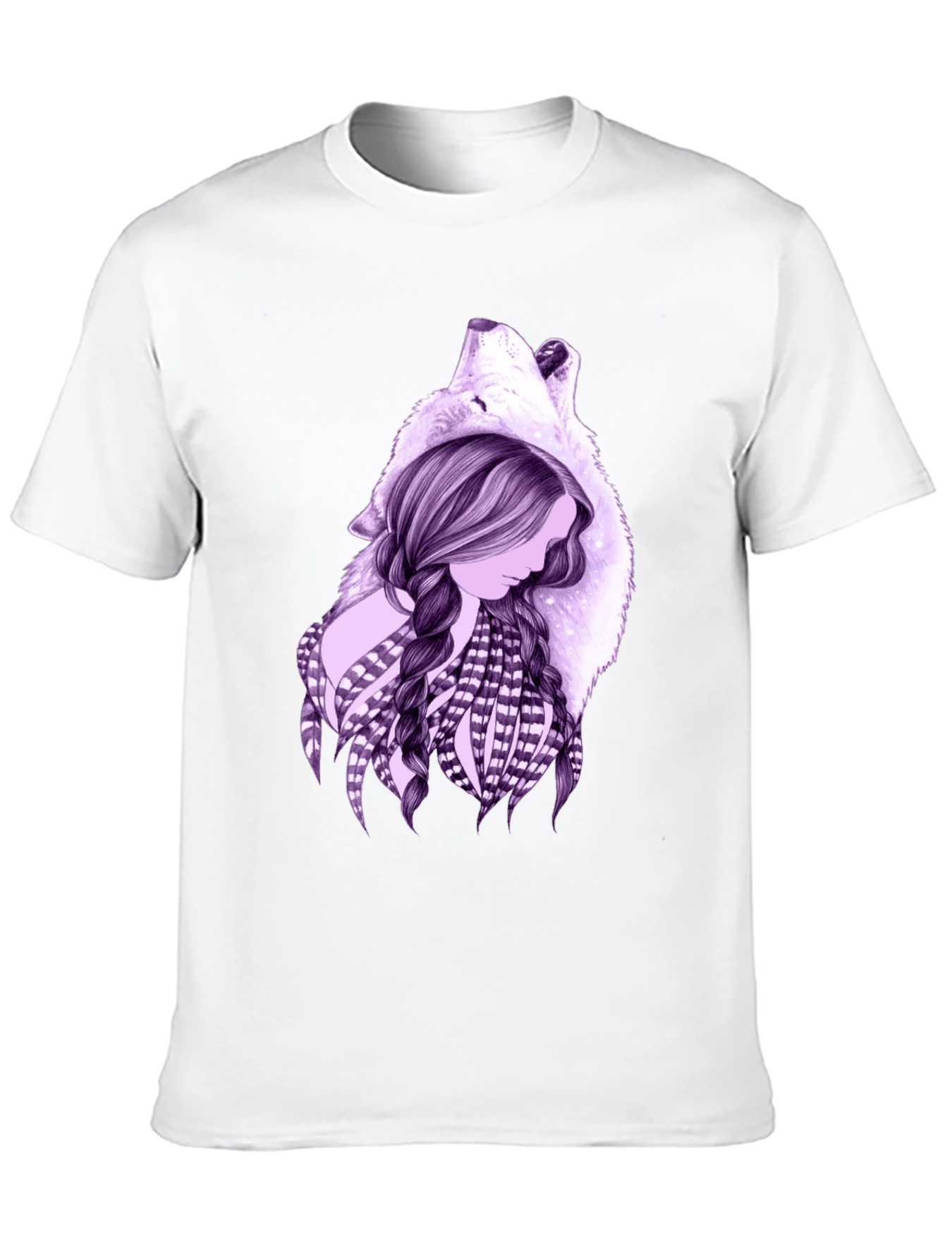 Wolf Spirit Graphic T-Shirt - Black