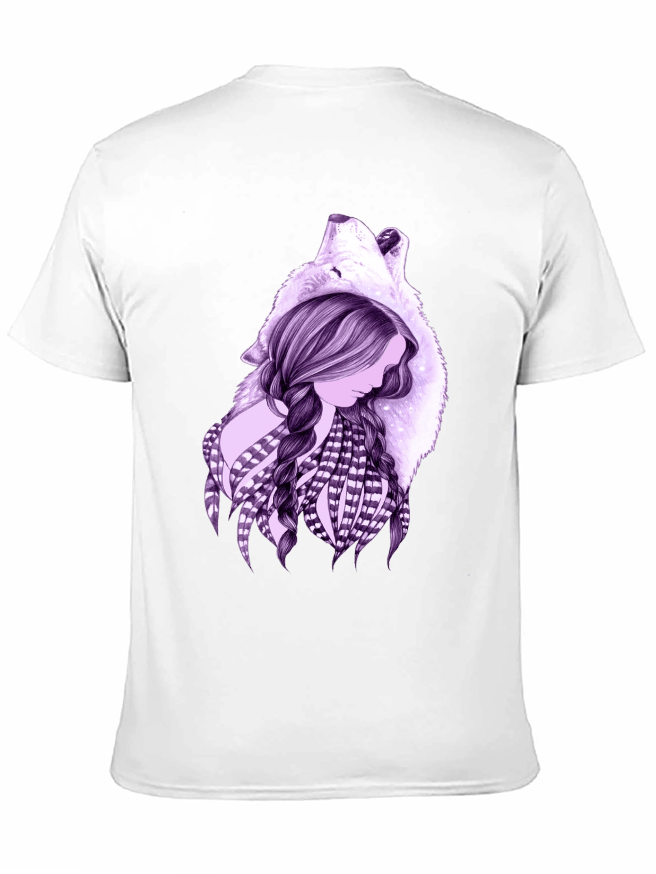 Wolf Spirit Graphic T-Shirt - Black
