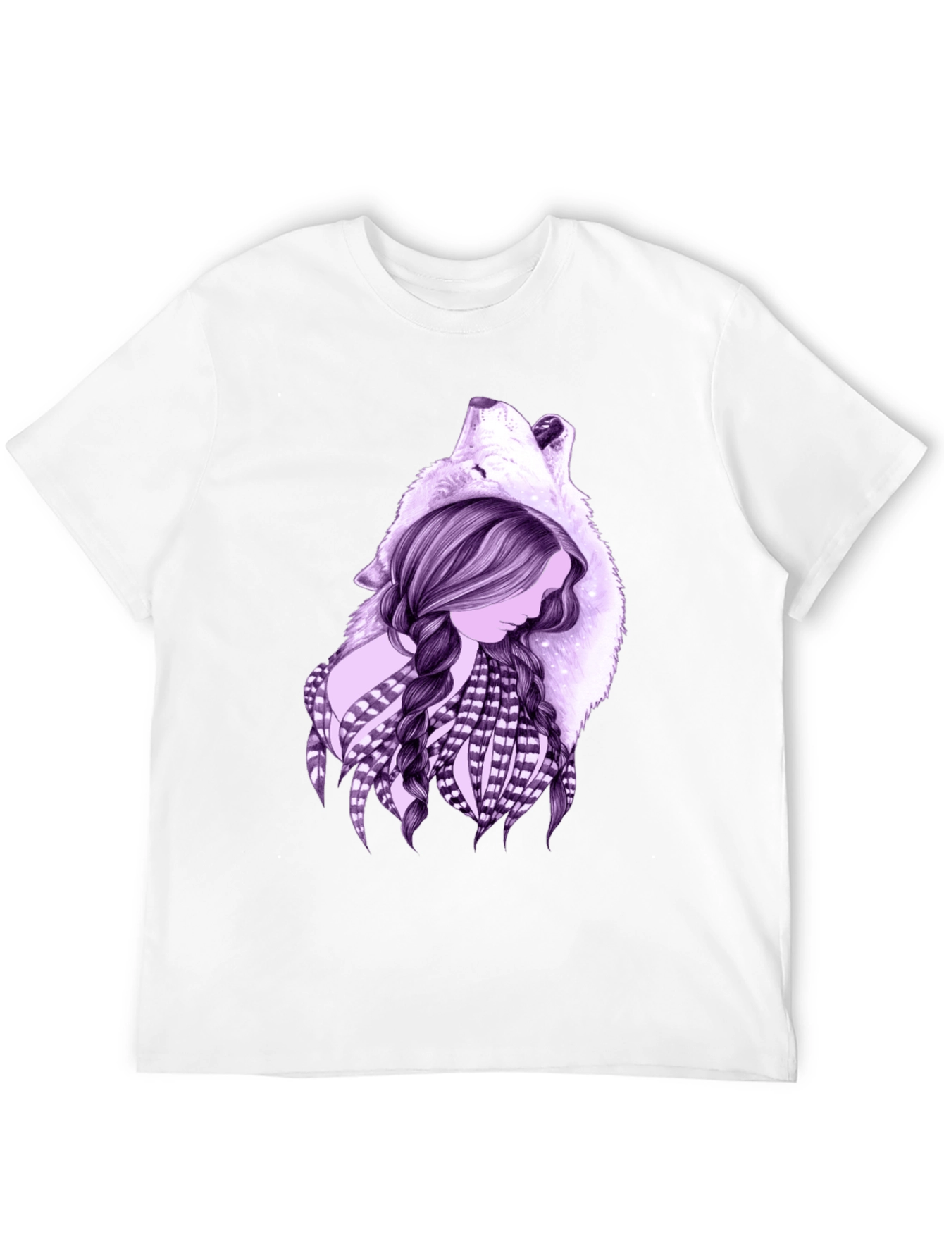 Wolf Spirit Graphic T-Shirt - Black