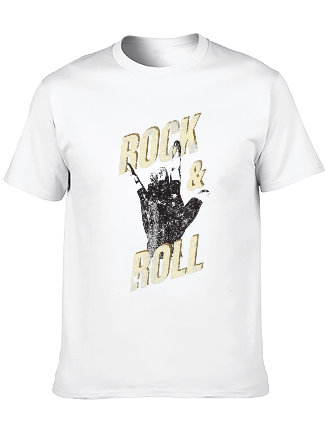 Rock & Roll Graphic Tee - Black