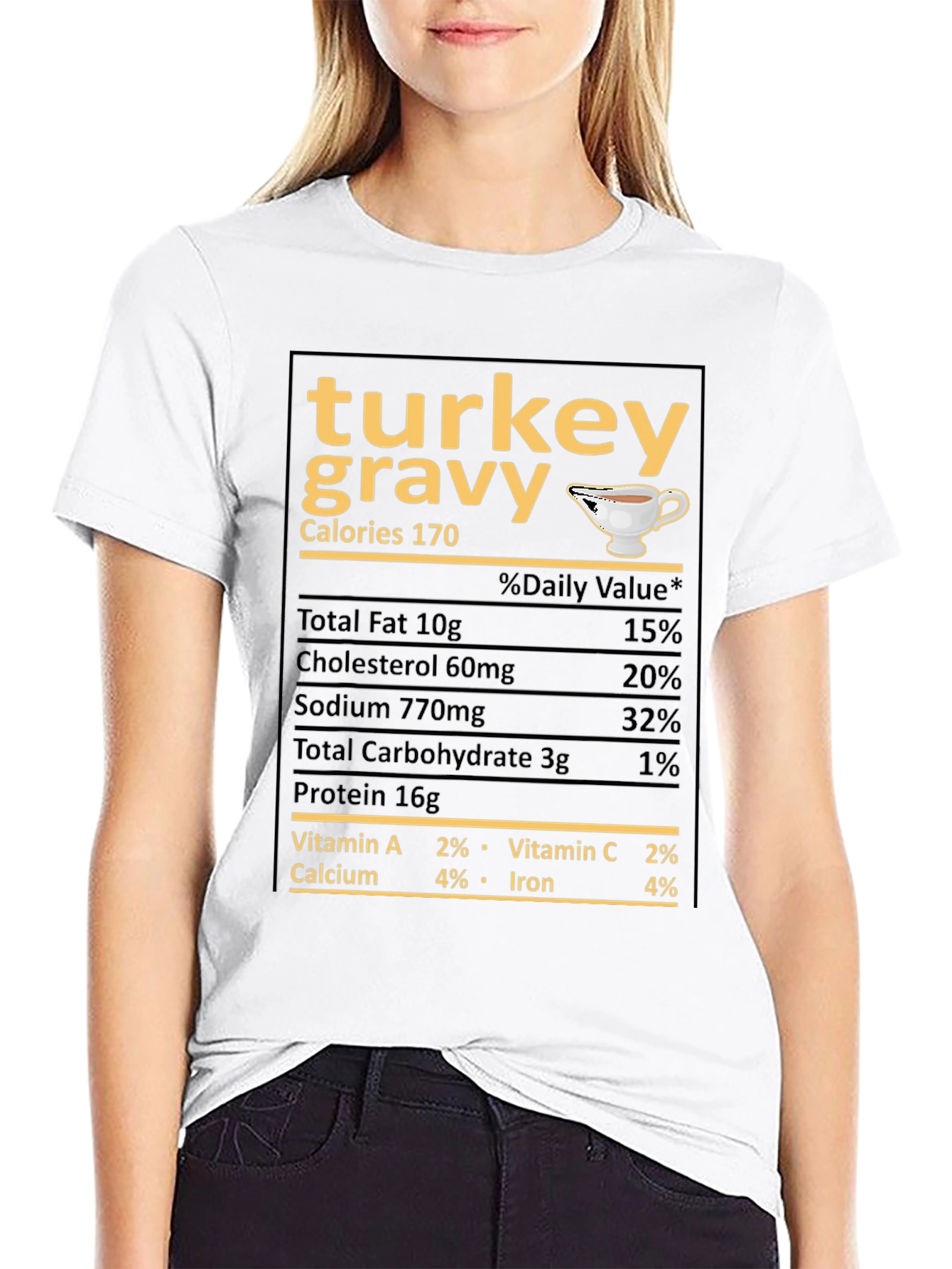 Turkey Gravy Nutrition Facts T-Shirt