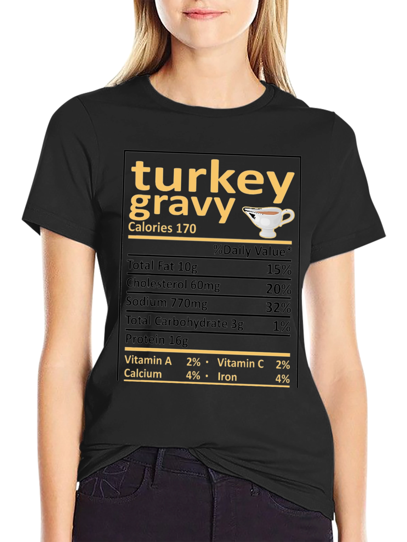 Turkey Gravy Nutrition Facts T-Shirt
