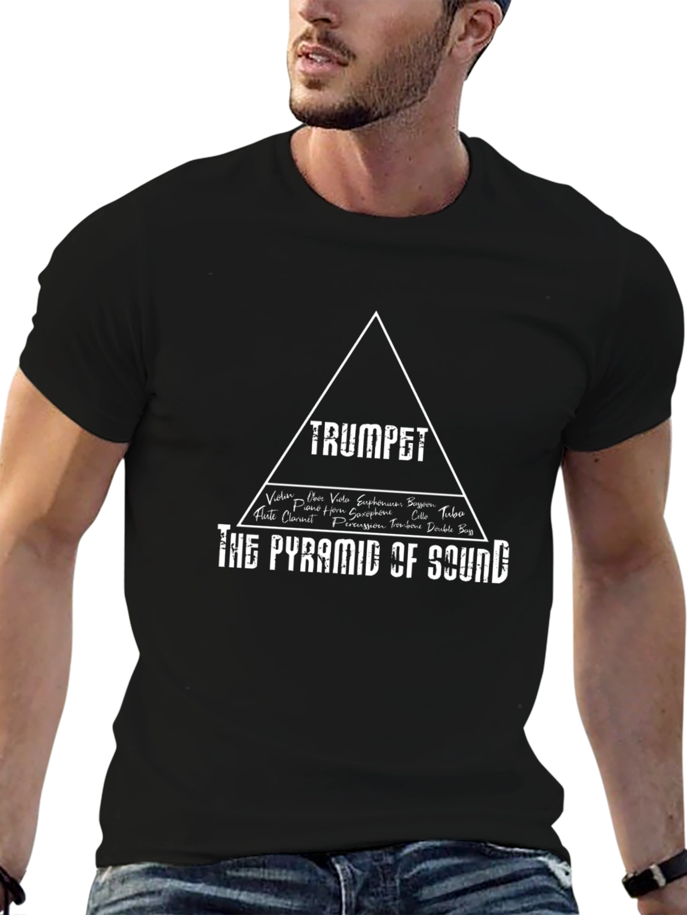 Trumpet Pyramid of Sound T-Shirt