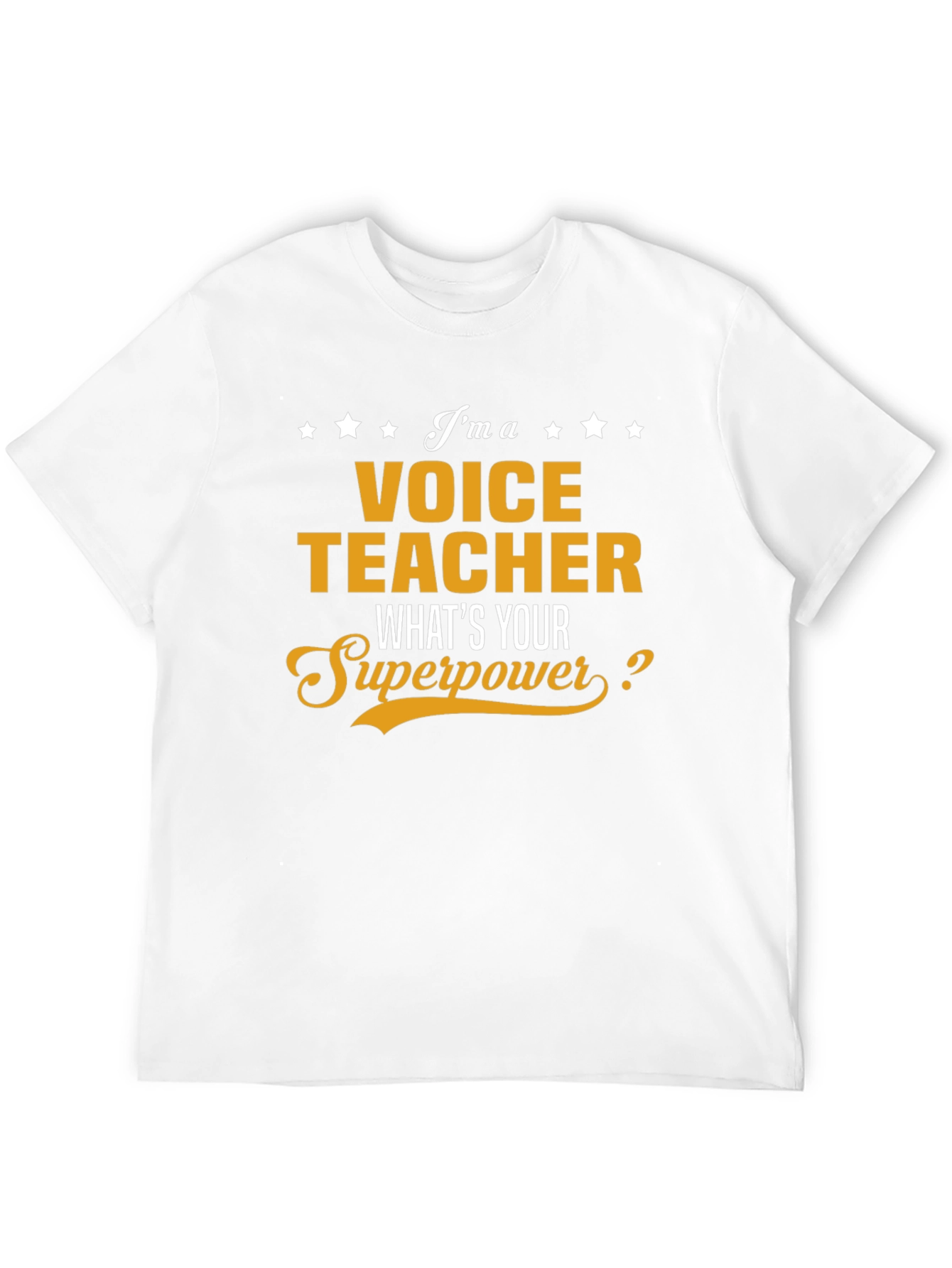 Voice Teacher Superpower T-Shirt - Funny Occupation Tee