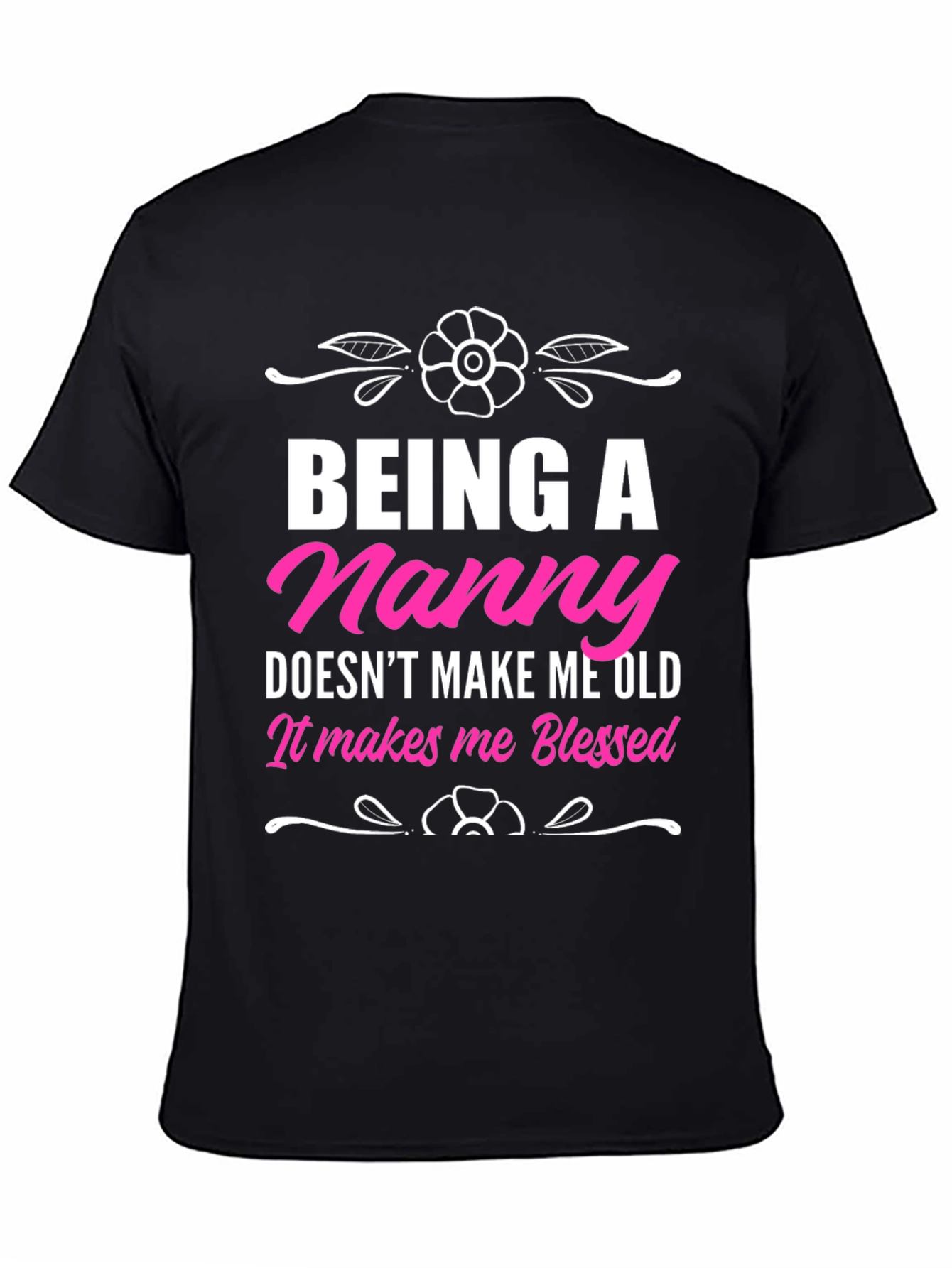 Blessed Nanny T-Shirt - Cute Womens Tee