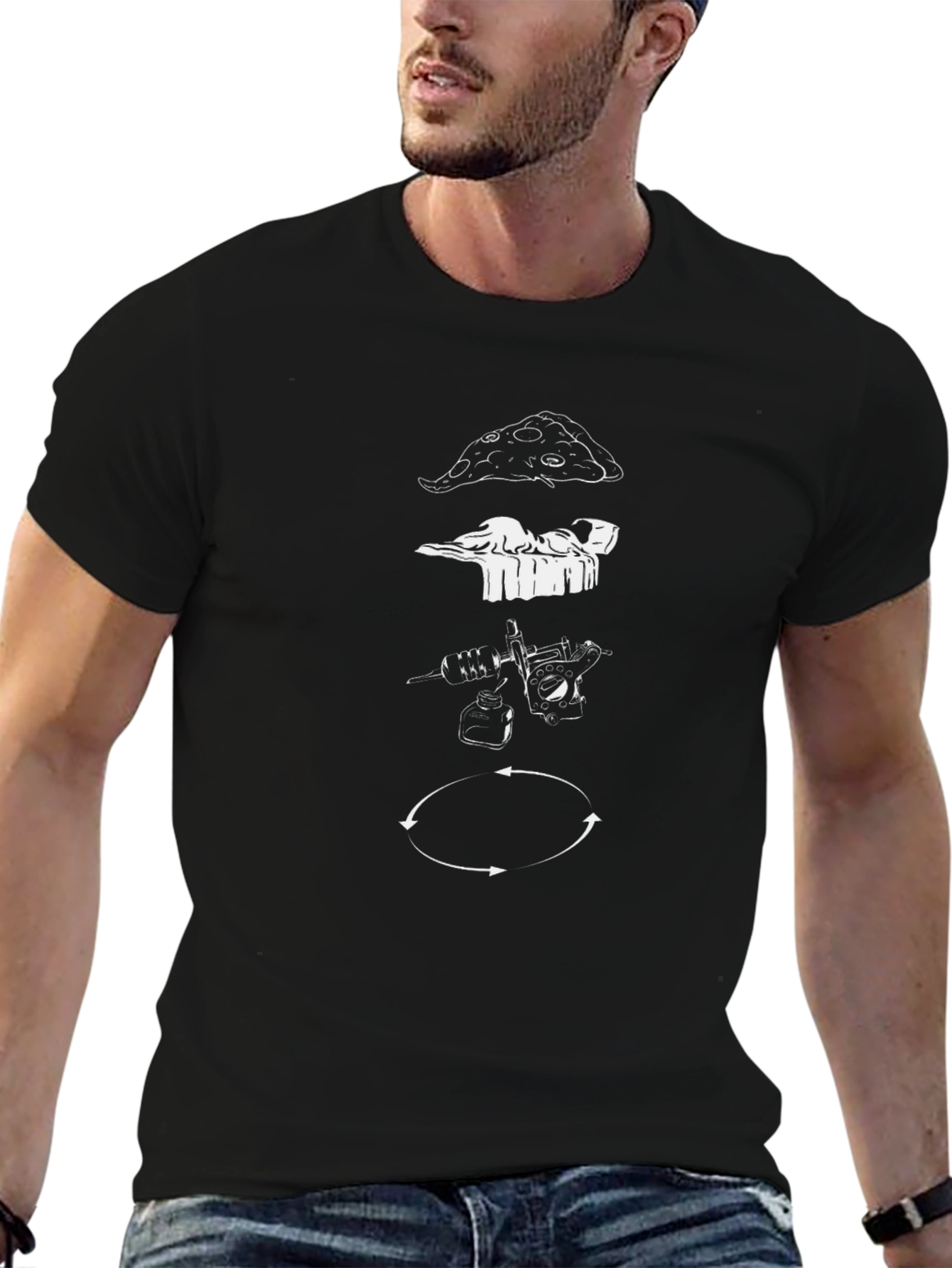 Pizza Sex Tattoo Repeat T-Shirt