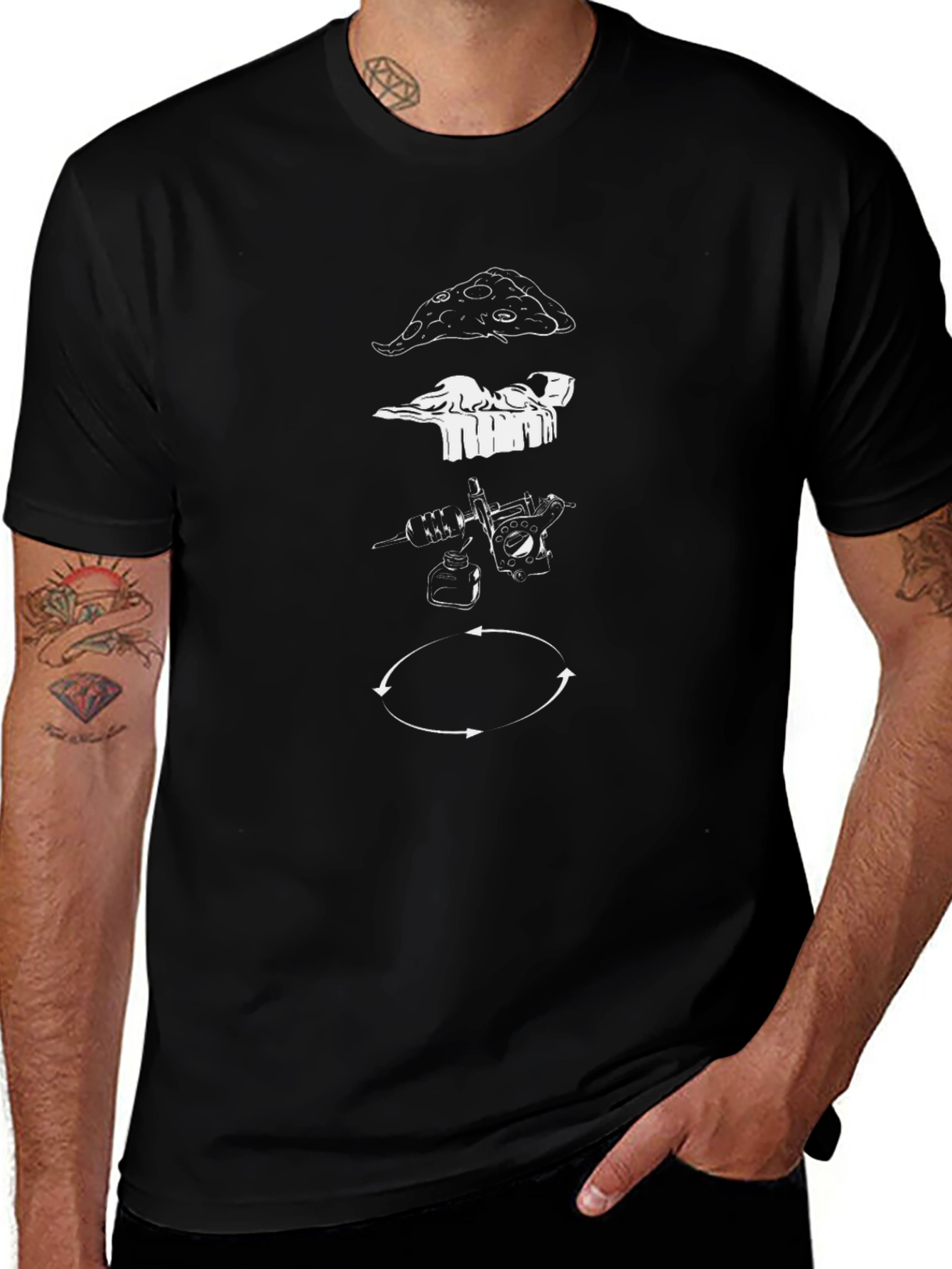 Pizza Sex Tattoo Repeat T-Shirt