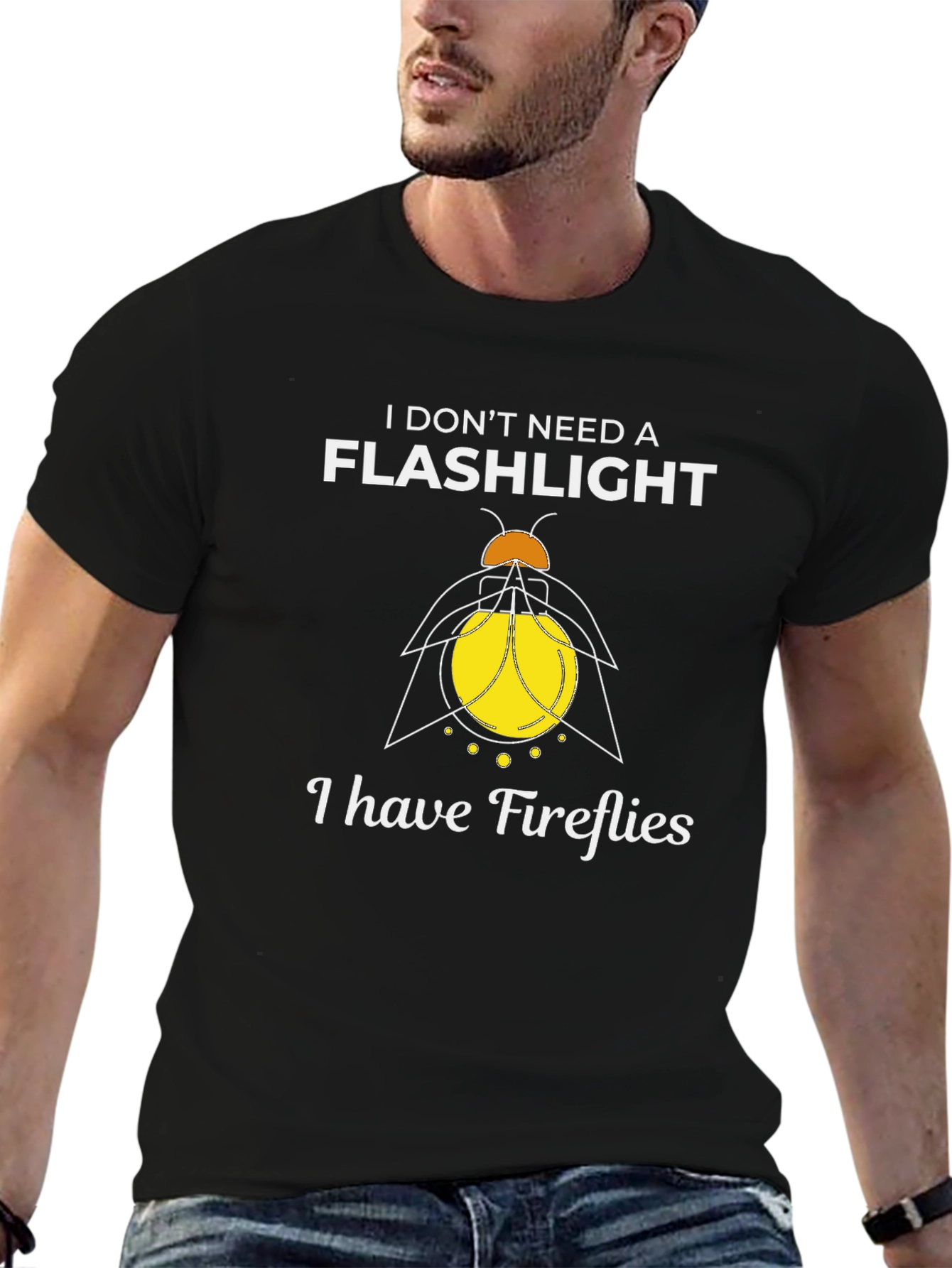 Firefly Graphic T-Shirt - No Flashlight Needed