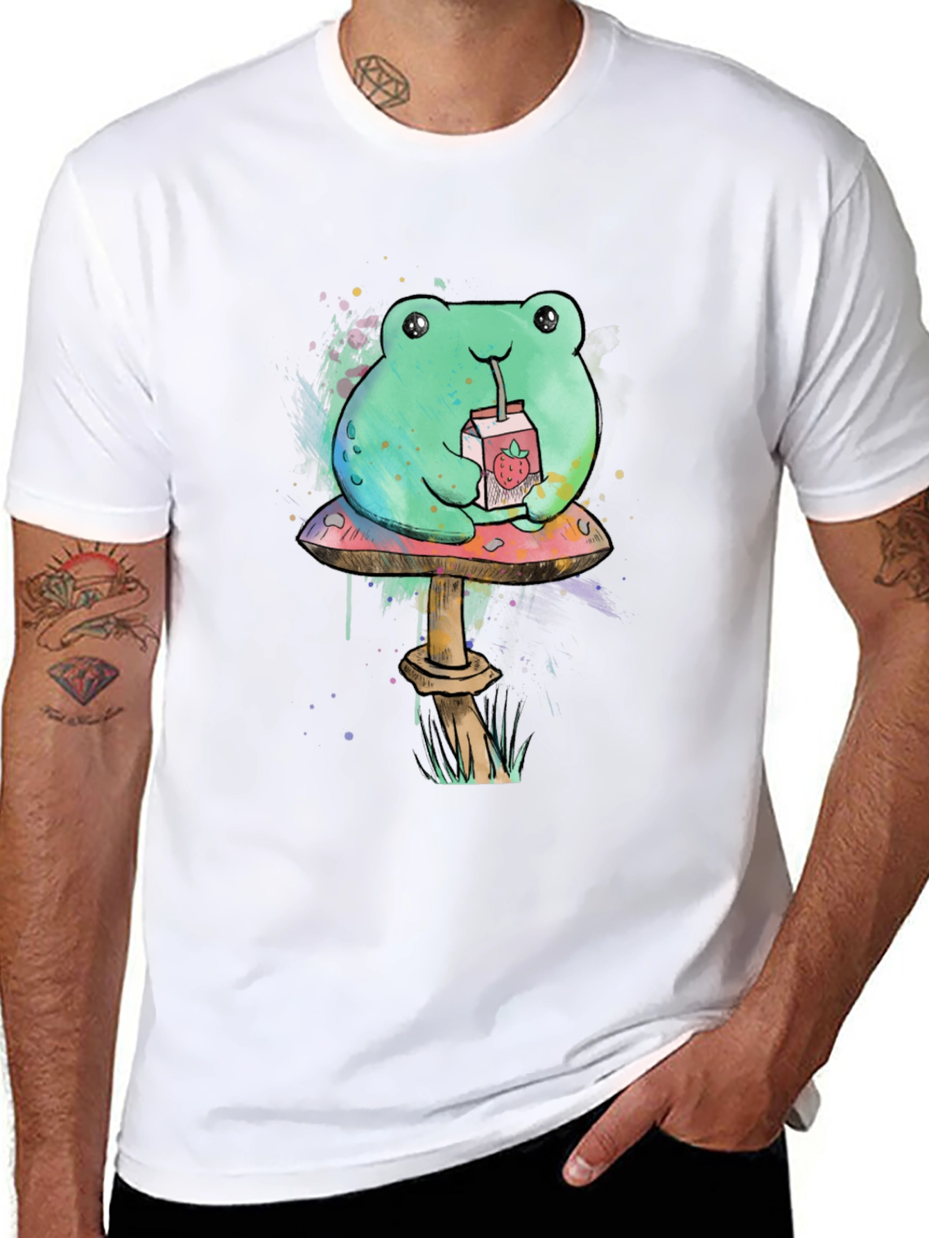 Frog on Mushroom T-Shirt