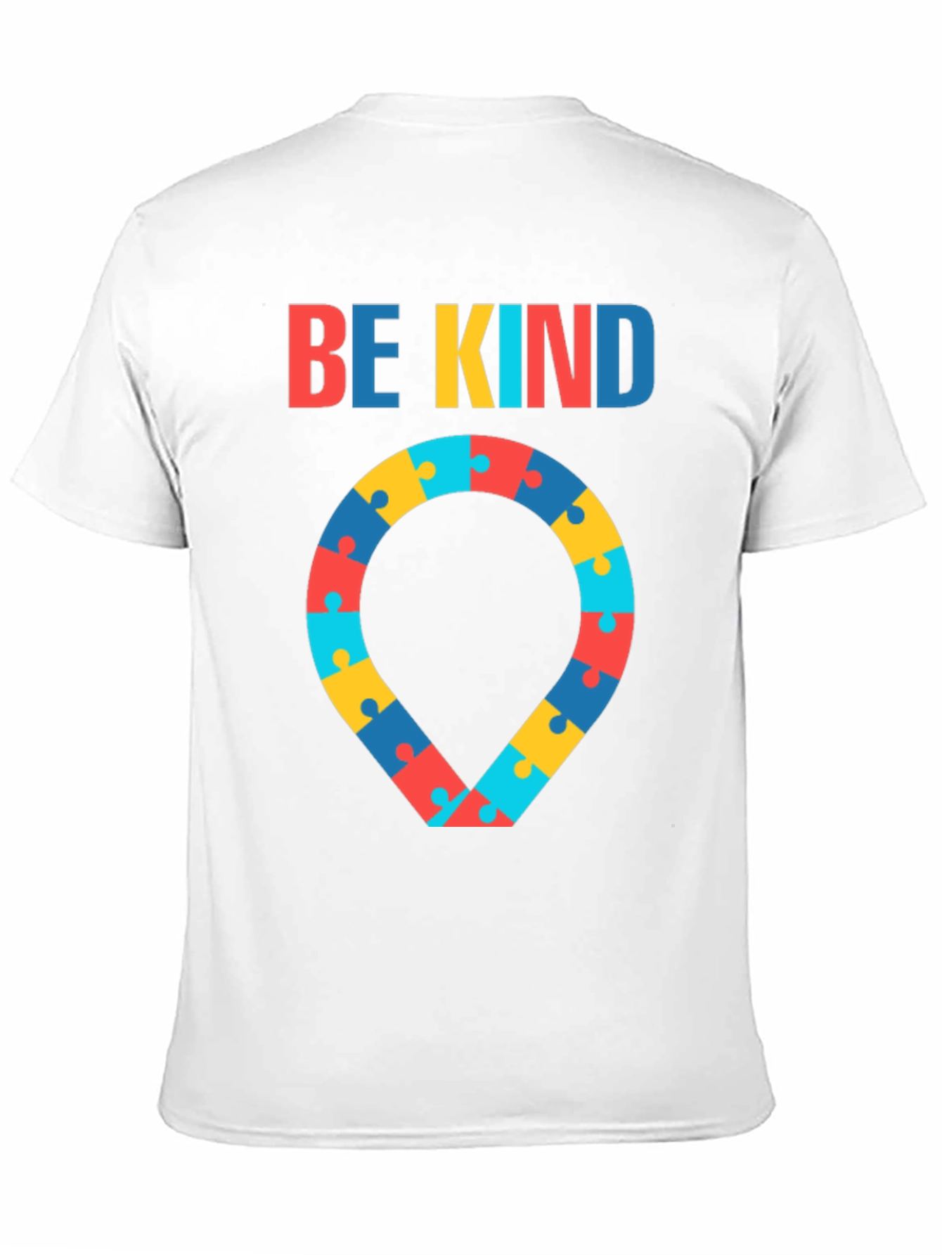 Be Kind Autism Awareness Puzzle T-Shirt