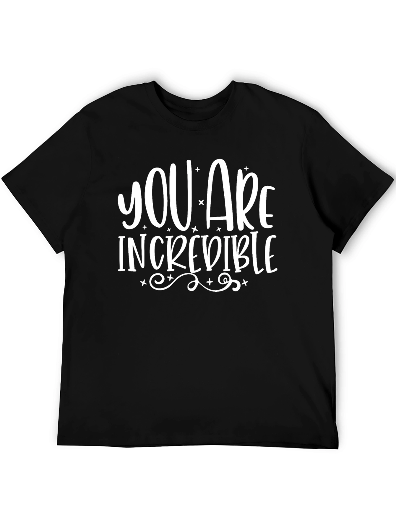 You Are Incredible Graphic Tee - Black