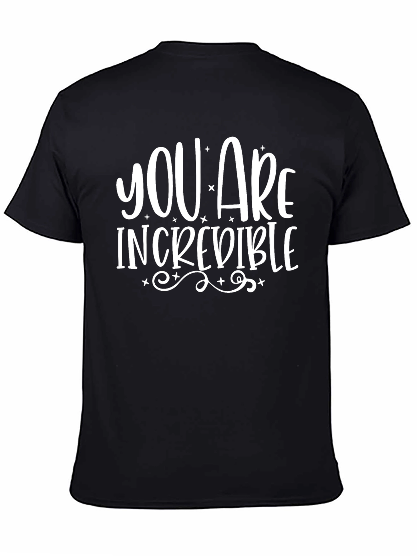 You Are Incredible Graphic Tee - Black