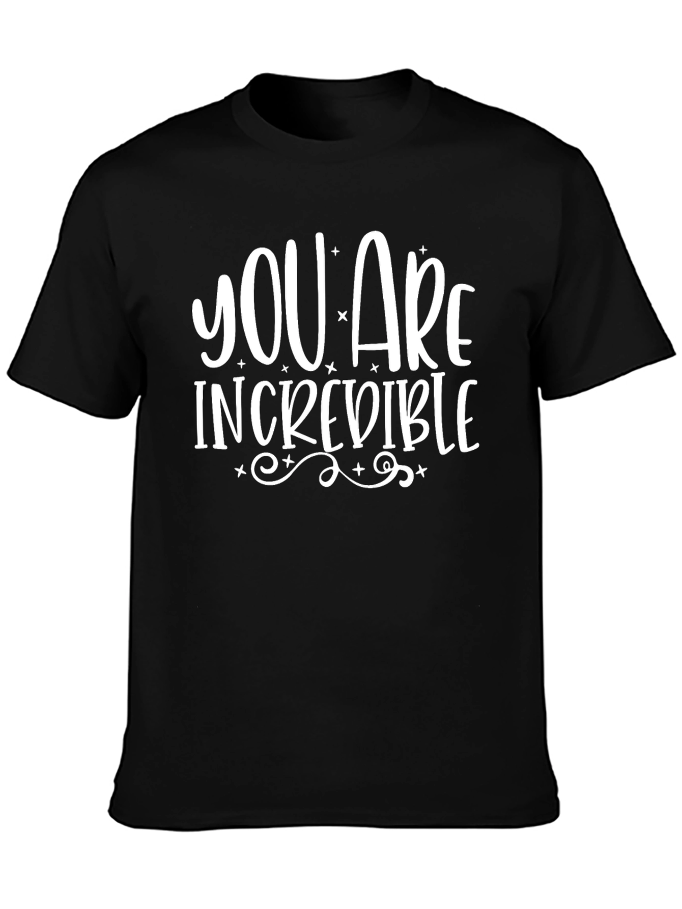You Are Incredible Graphic Tee - Black
