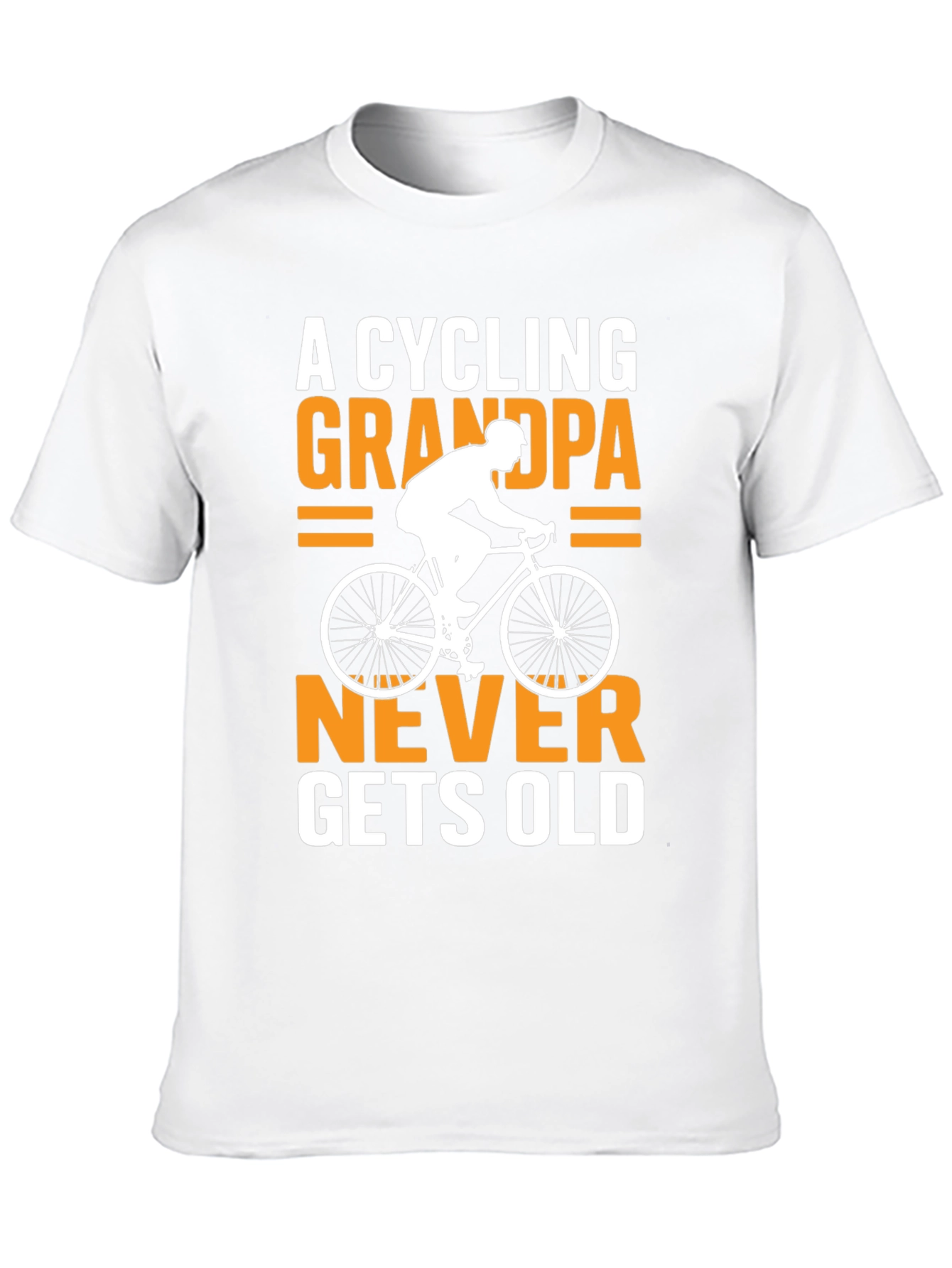 Cycling Grandpa T-Shirt - Never Gets Old!