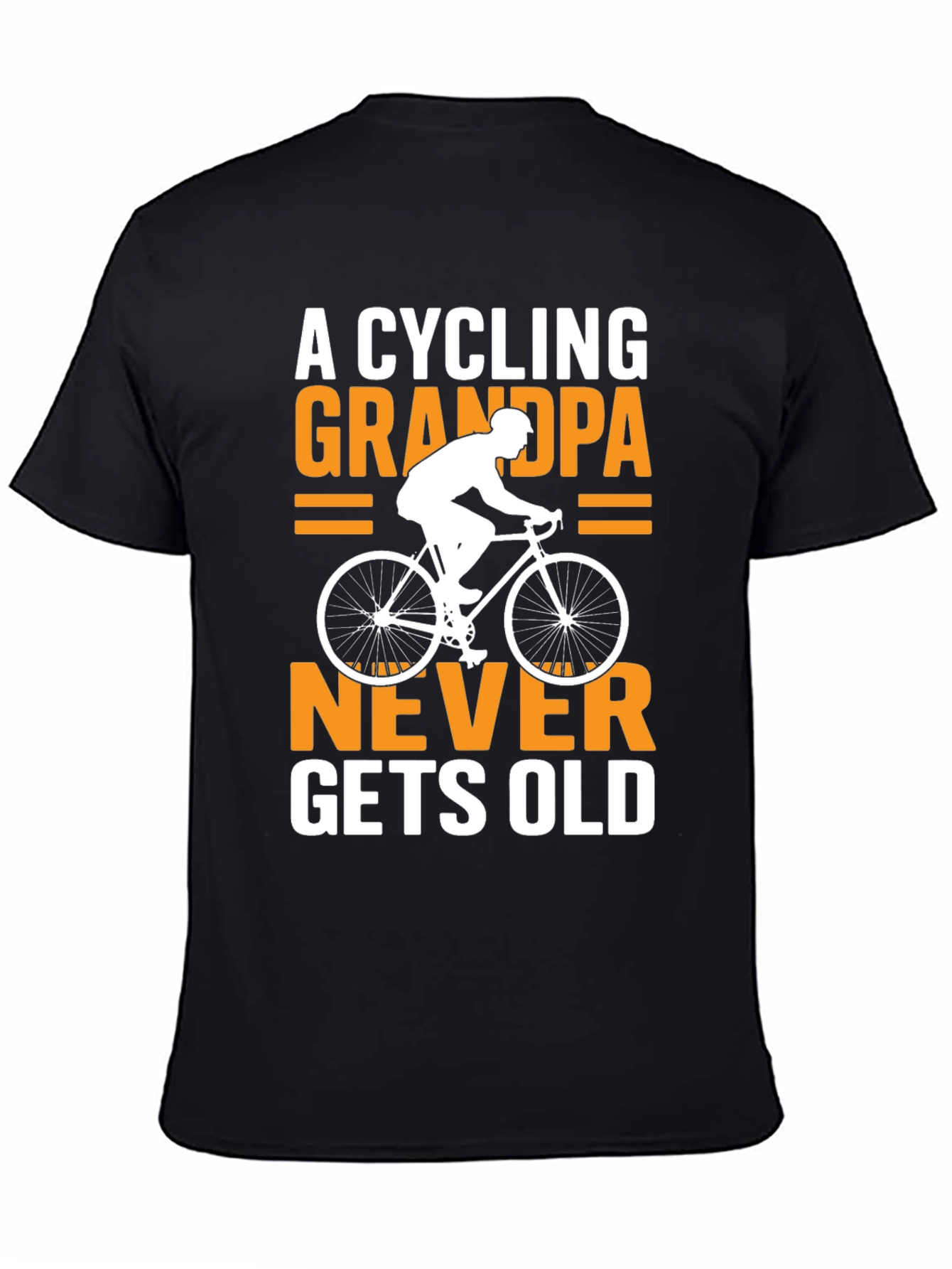 Cycling Grandpa T-Shirt - Never Gets Old!