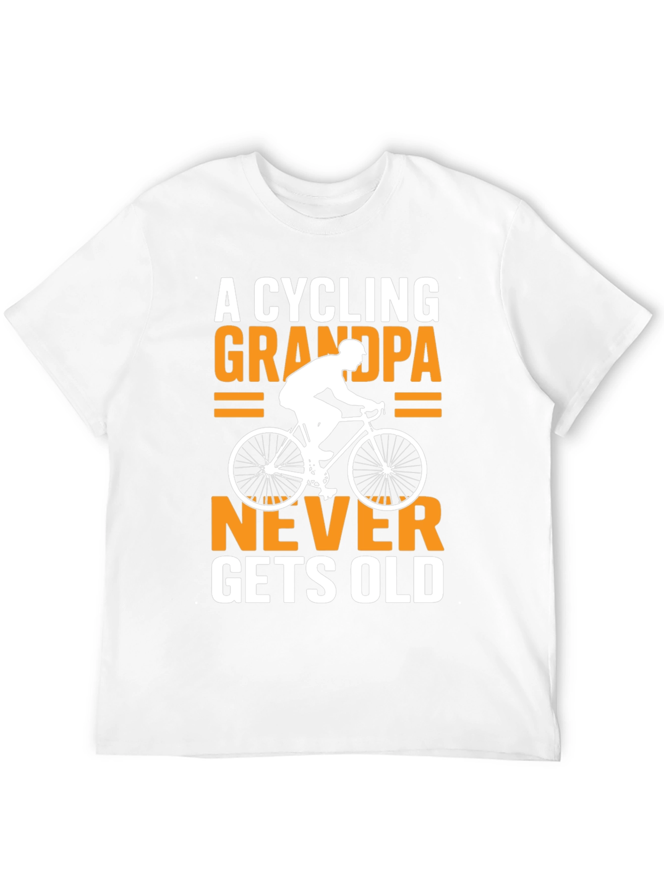 Cycling Grandpa T-Shirt - Never Gets Old!