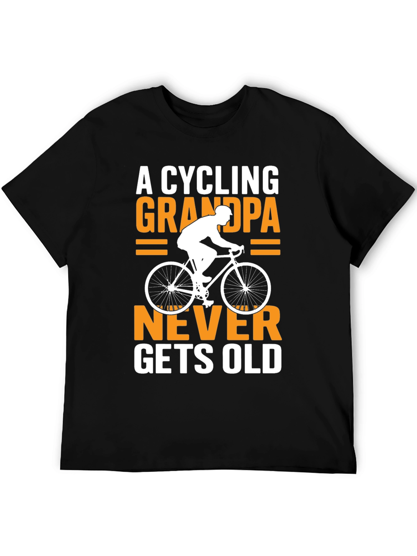 Cycling Grandpa T-Shirt - Never Gets Old!