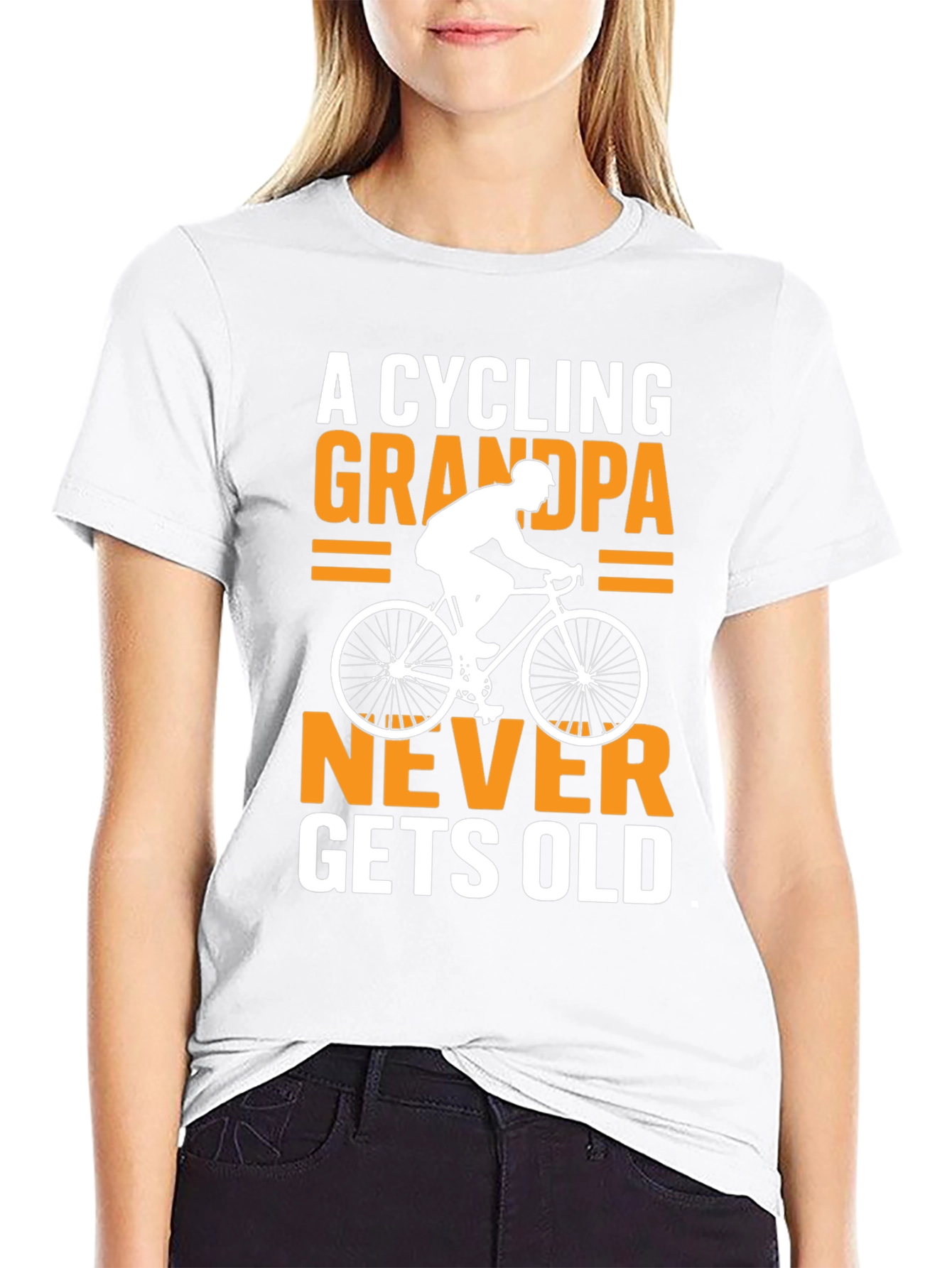 Cycling Grandpa T-Shirt - Never Gets Old!