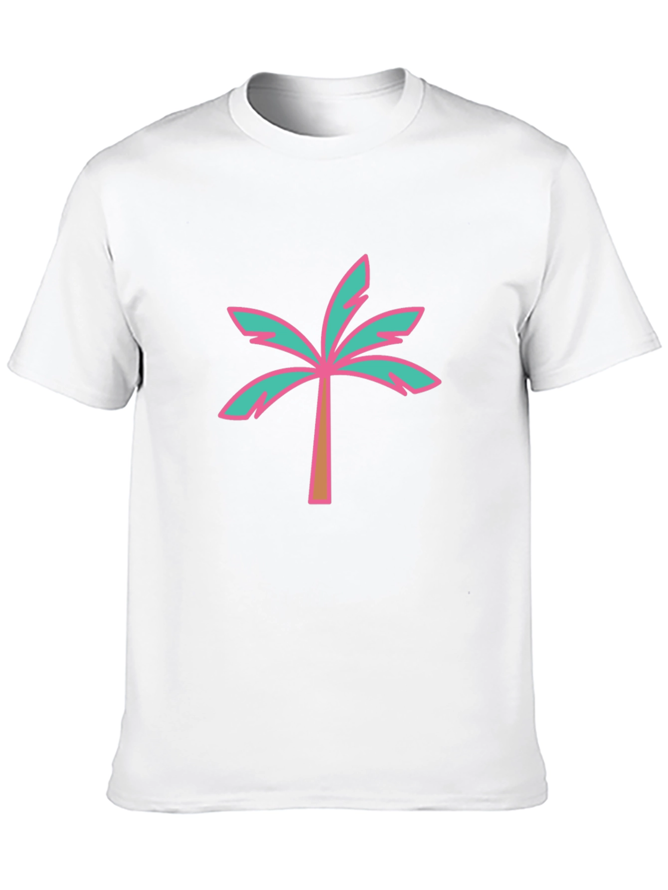 Black Palm Tree Graphic T-Shirt