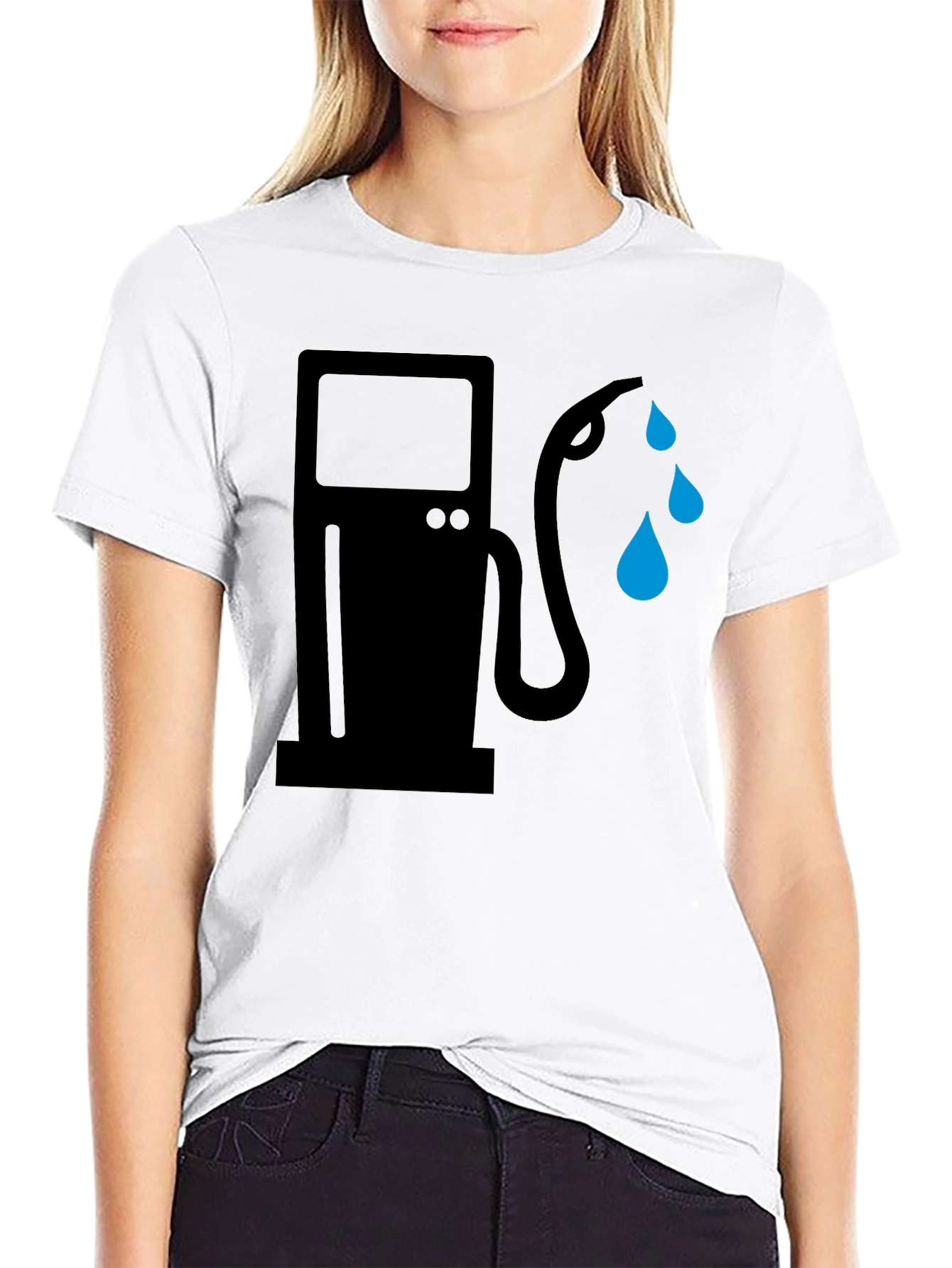 Gas Pump Tee - Black Graphic T-Shirt