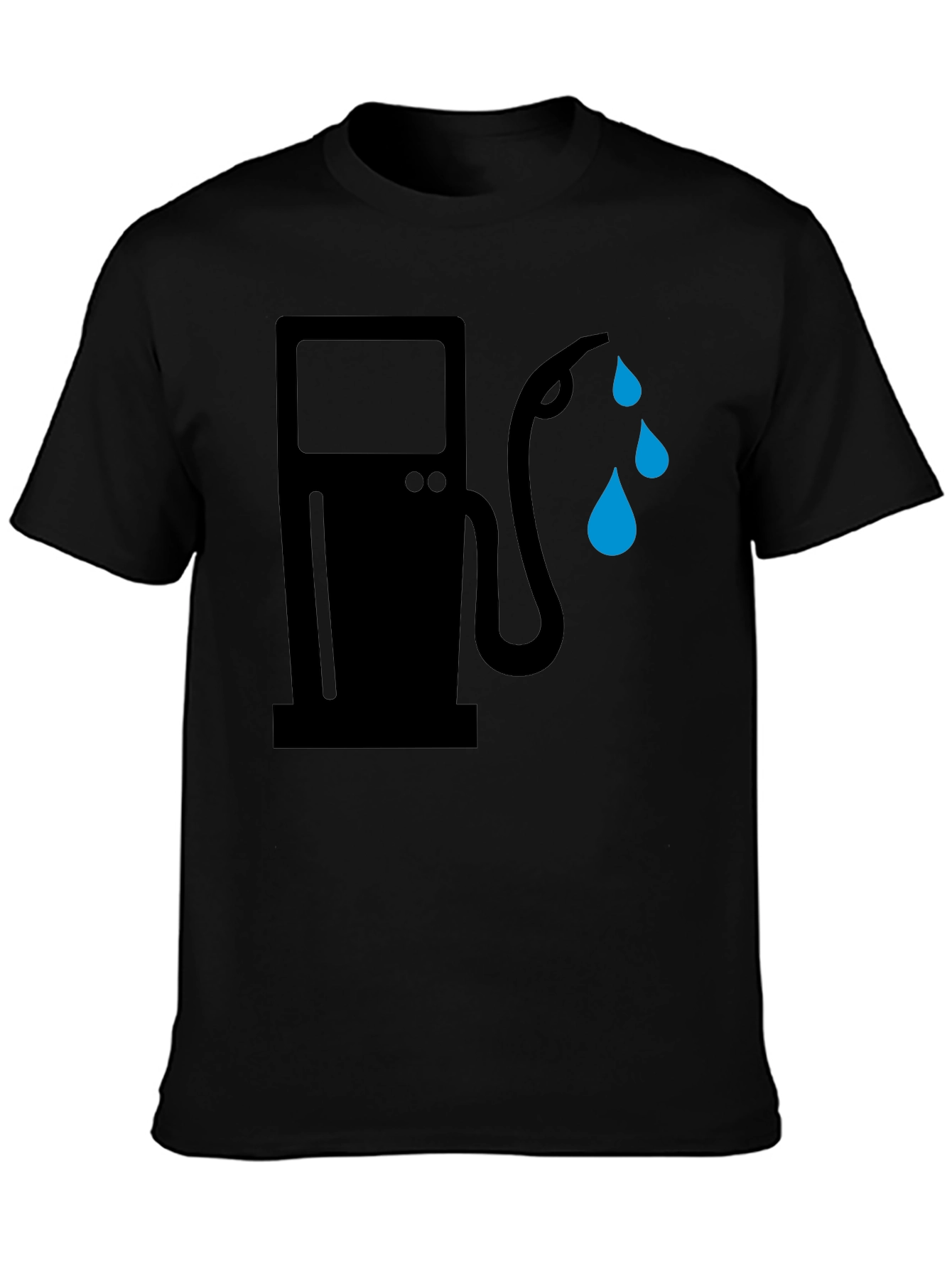 Gas Pump Tee - Black Graphic T-Shirt