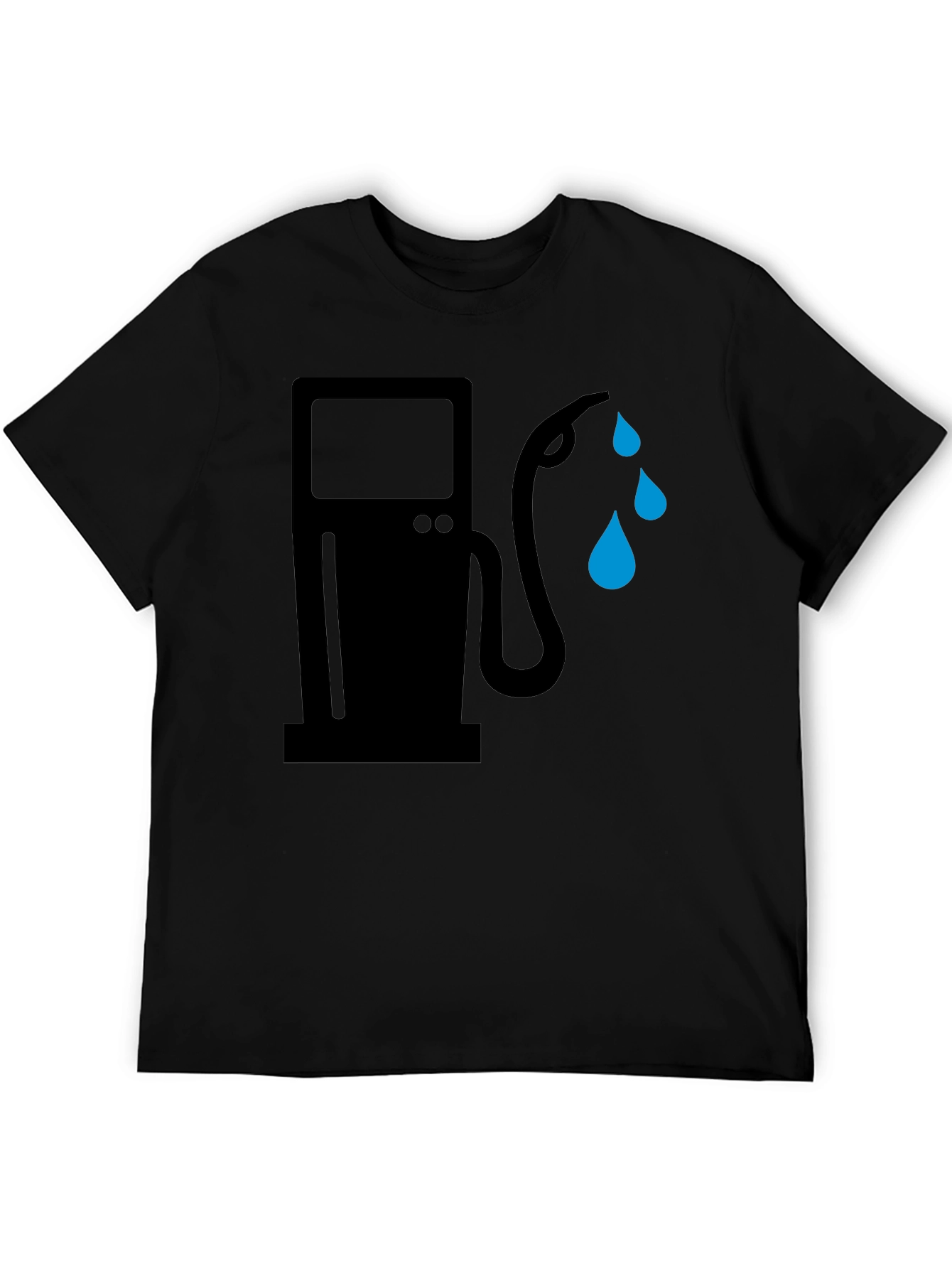 Gas Pump Tee - Black Graphic T-Shirt