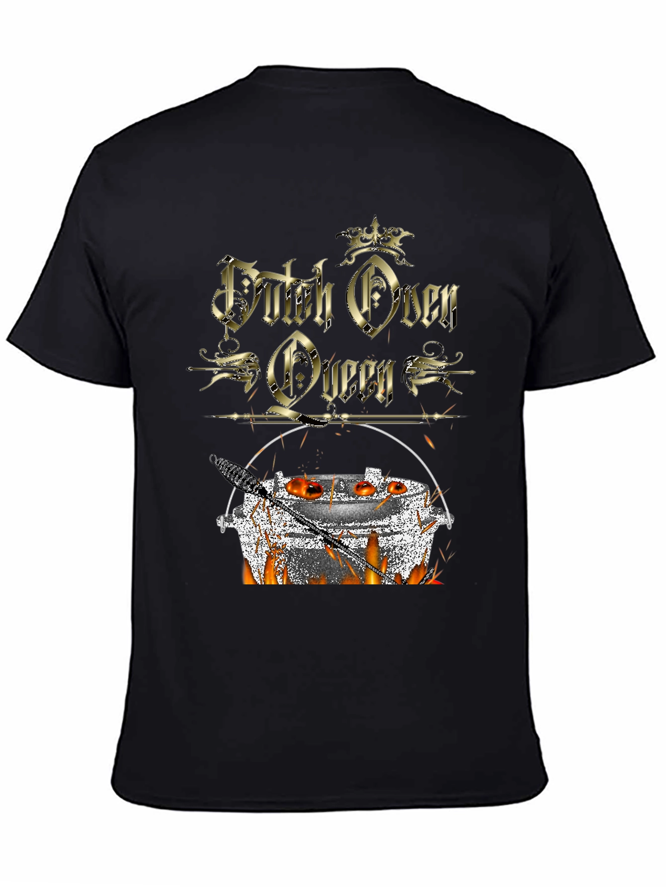 Dutch Oven Queen T-Shirt - Outdoor Cooking Apparel