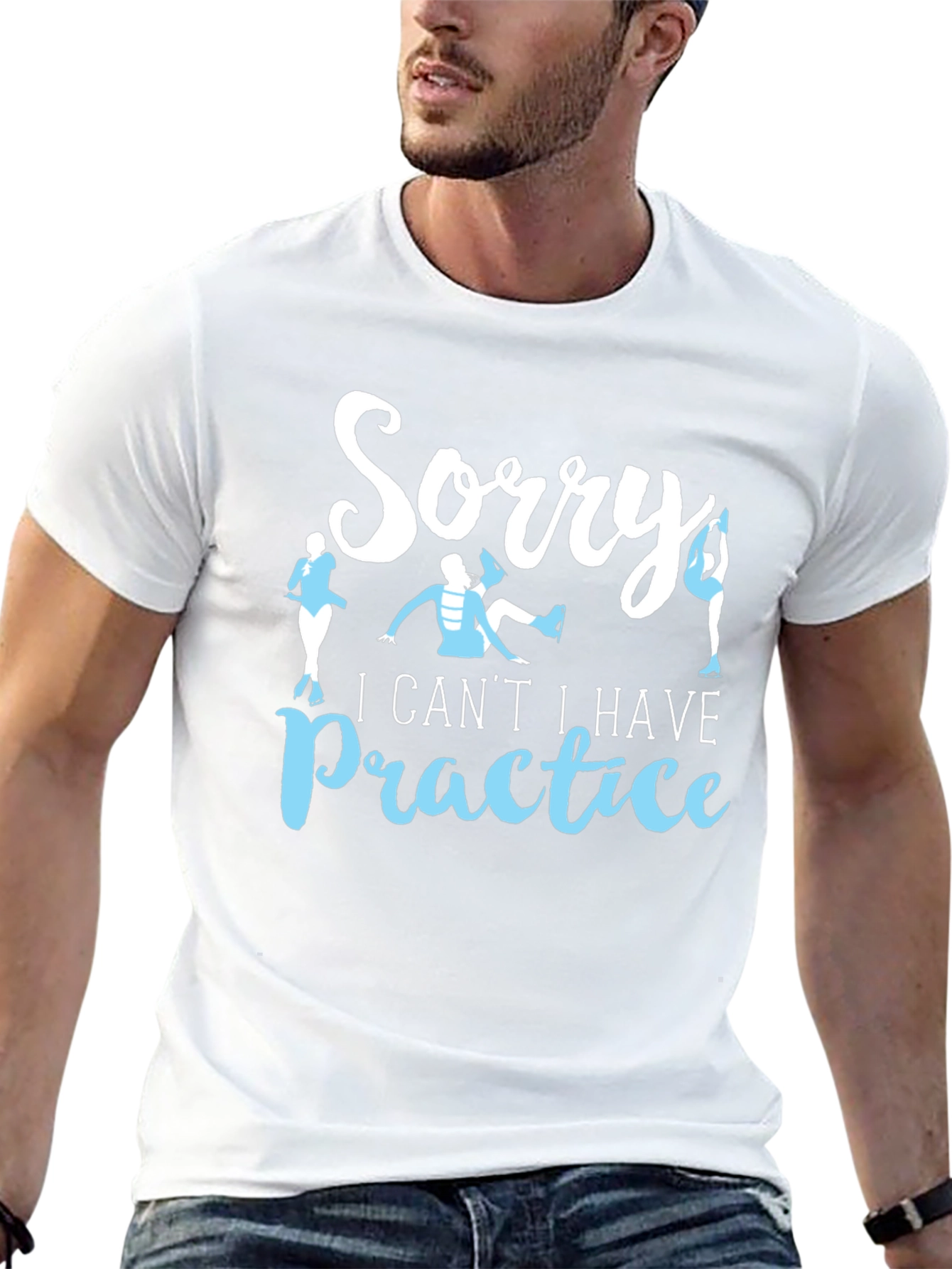 Sorry I Cant Ice Skating Practice T-Shirt