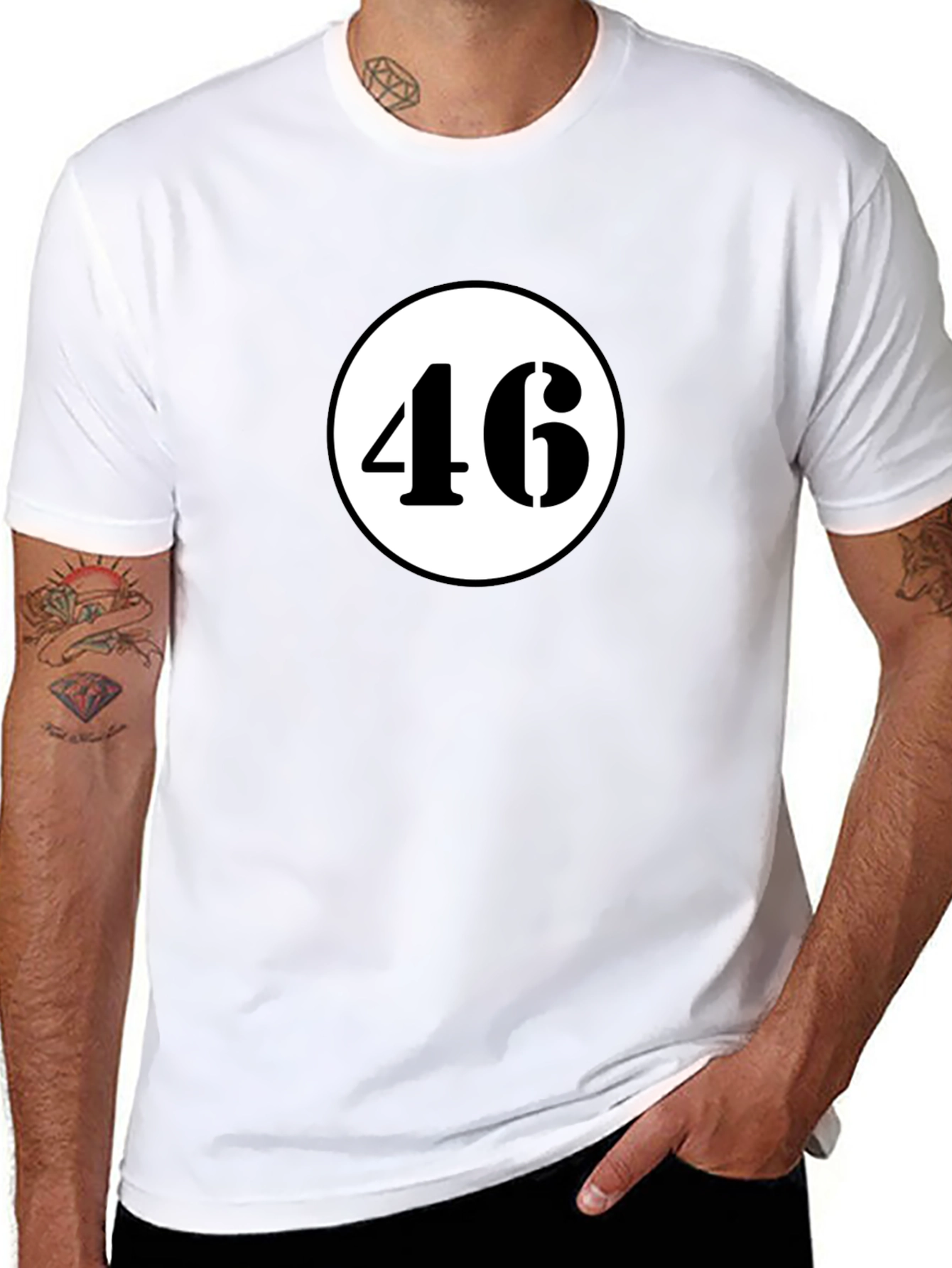 Number 46 Graphic Tee - Valentino Rossi Tribute