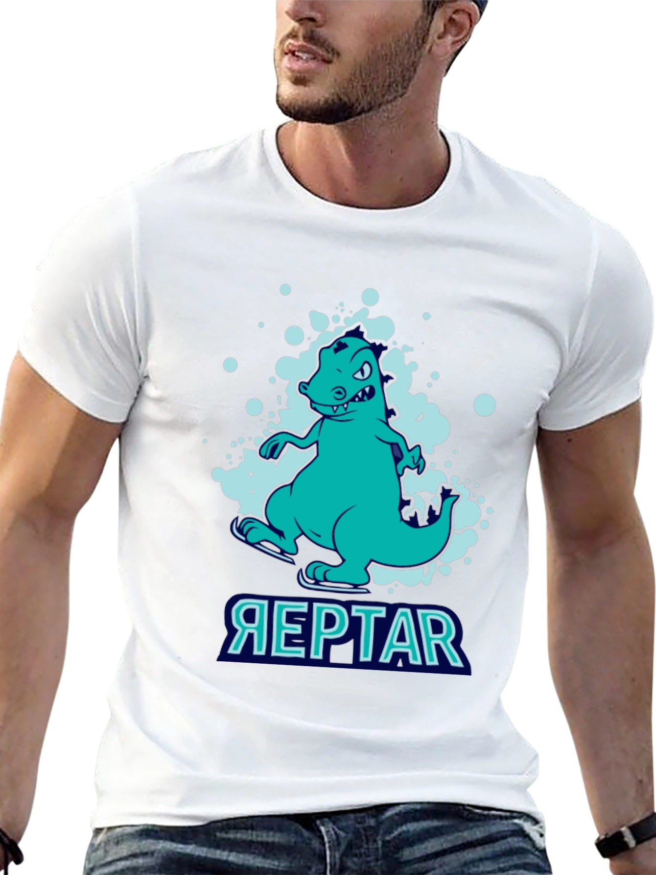Reptar T-Shirt - Black Cotton Tee
