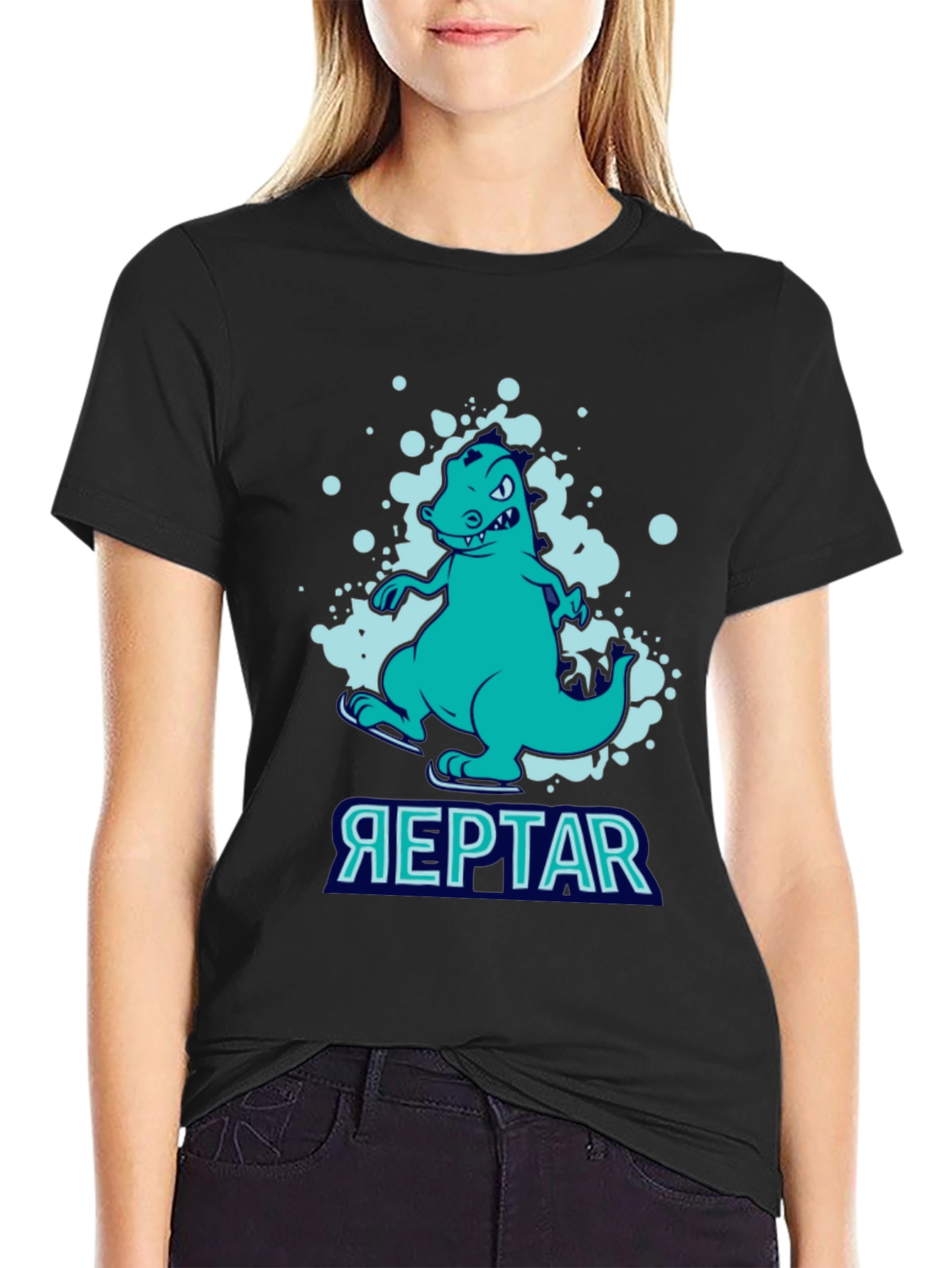 Reptar T-Shirt - Black Cotton Tee