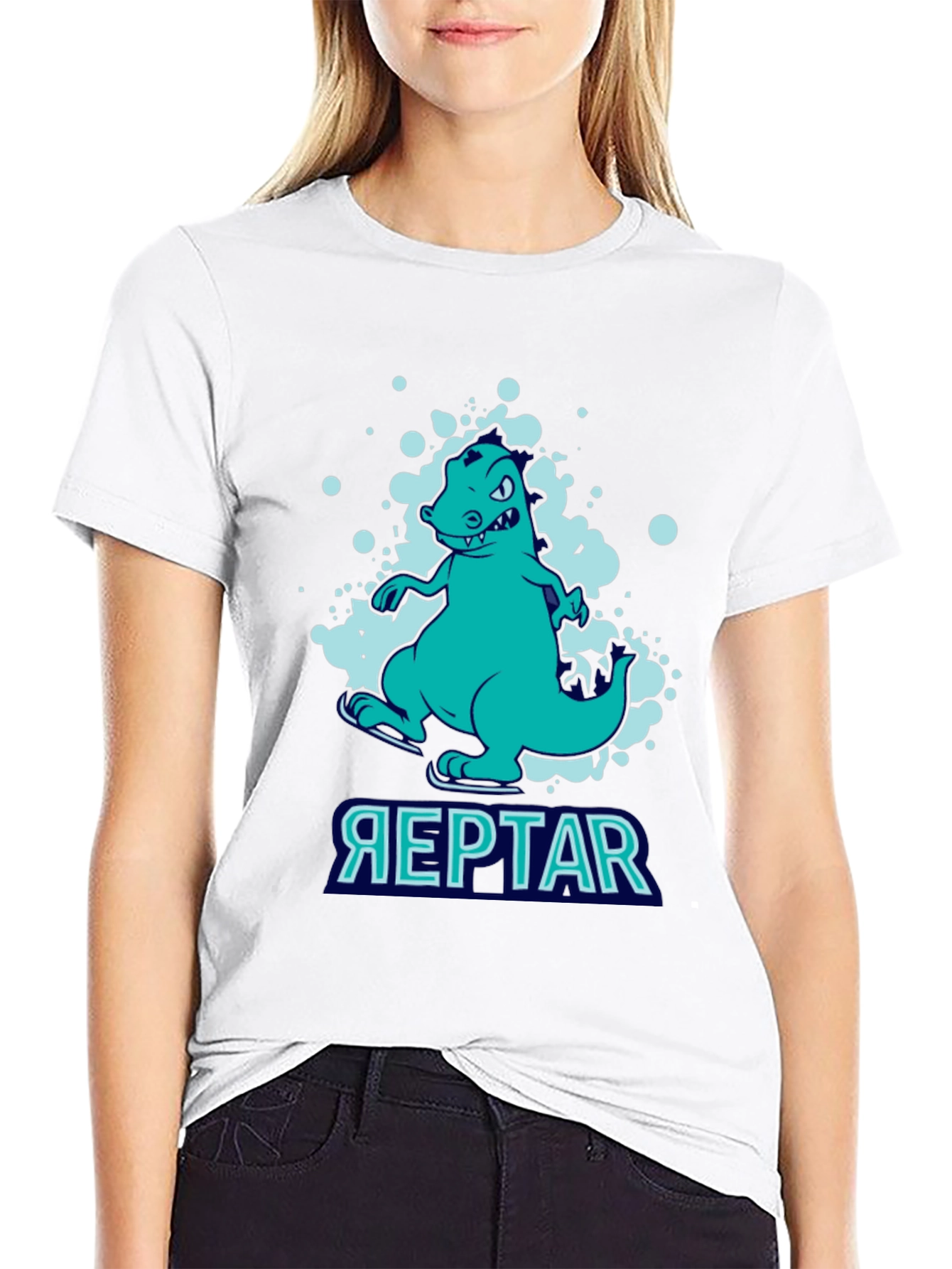 Reptar T-Shirt - Black Cotton Tee