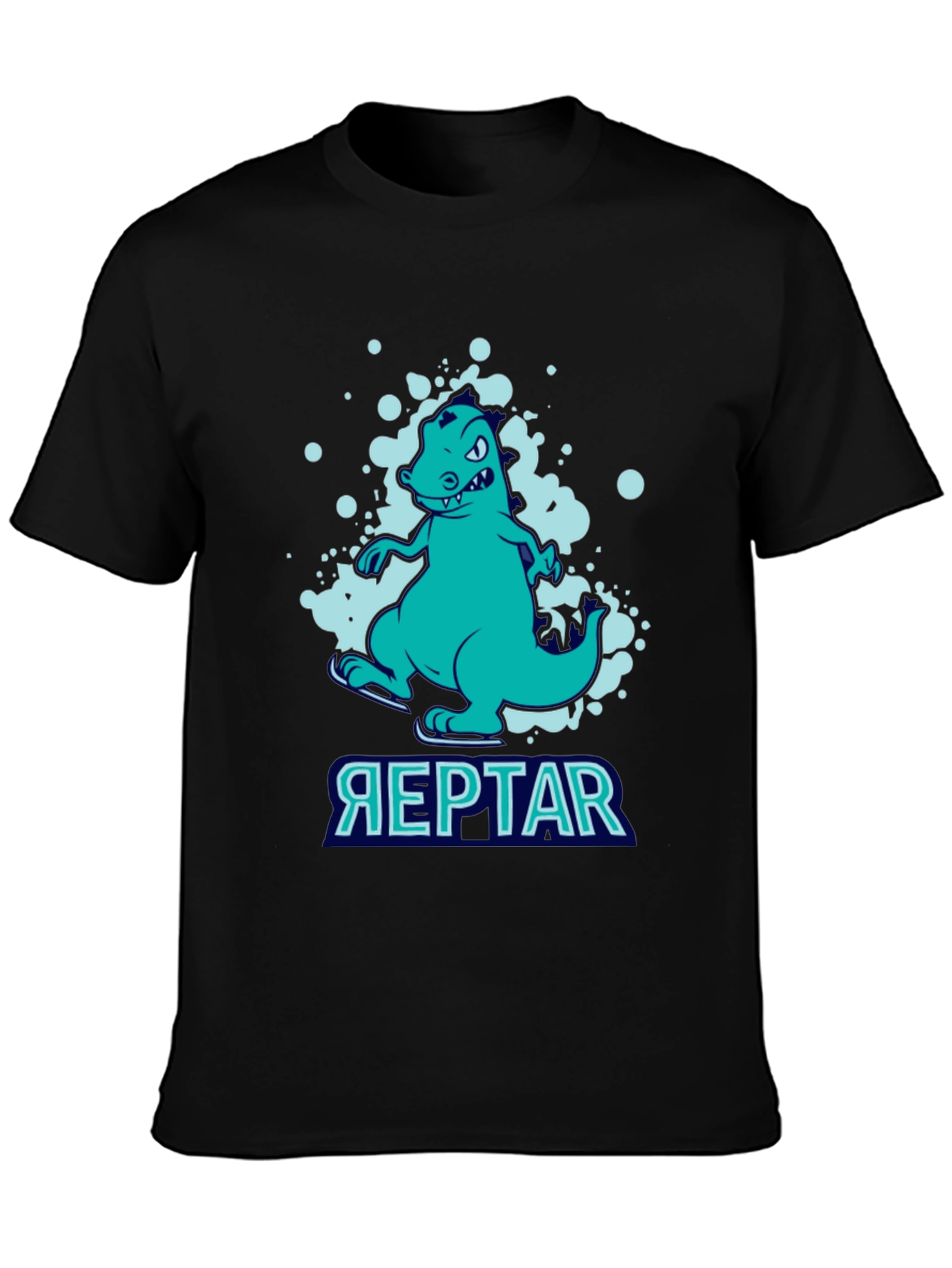 Reptar T-Shirt - Black Cotton Tee