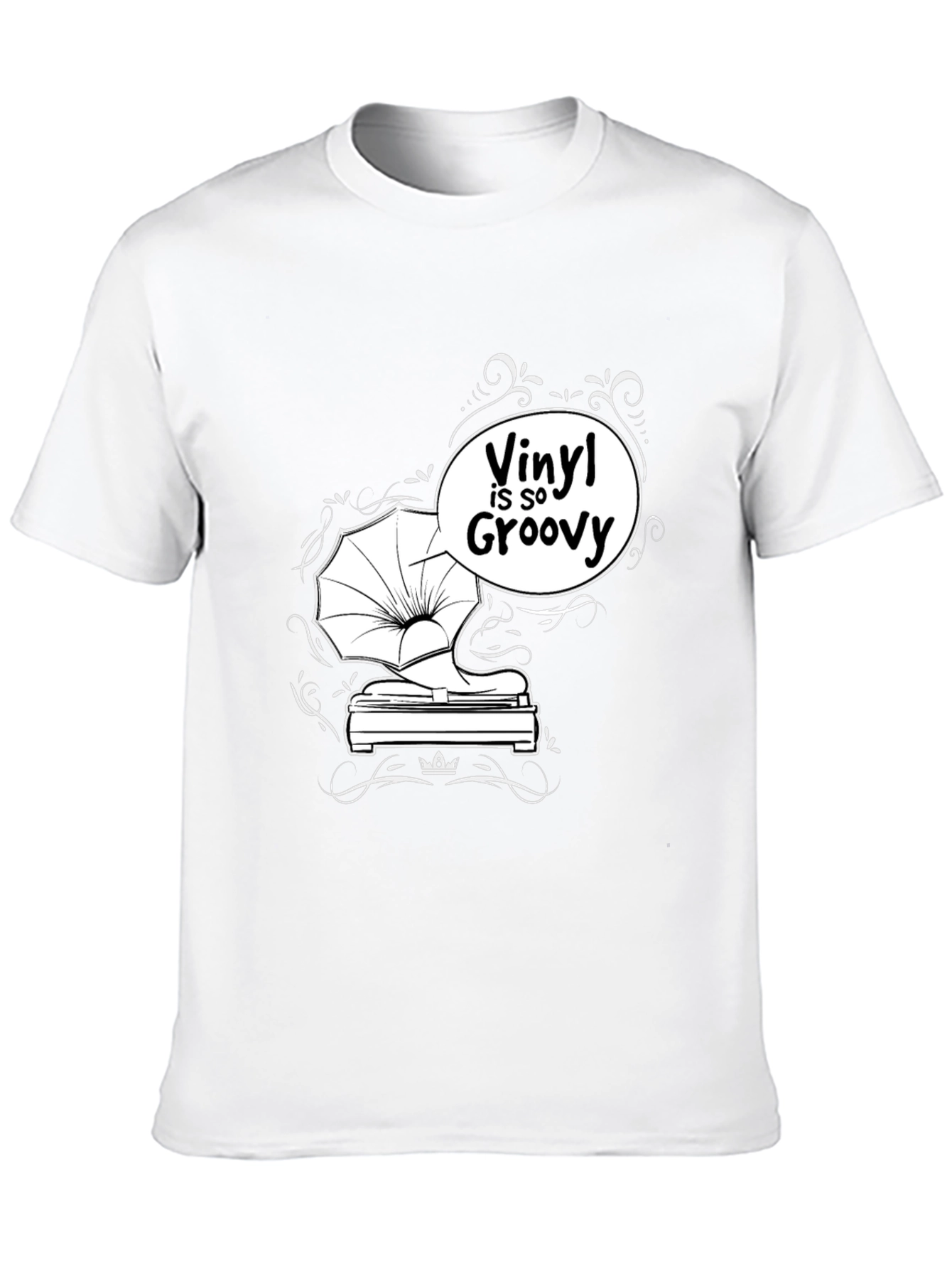 Vinyl is So Groovy Black T-Shirt