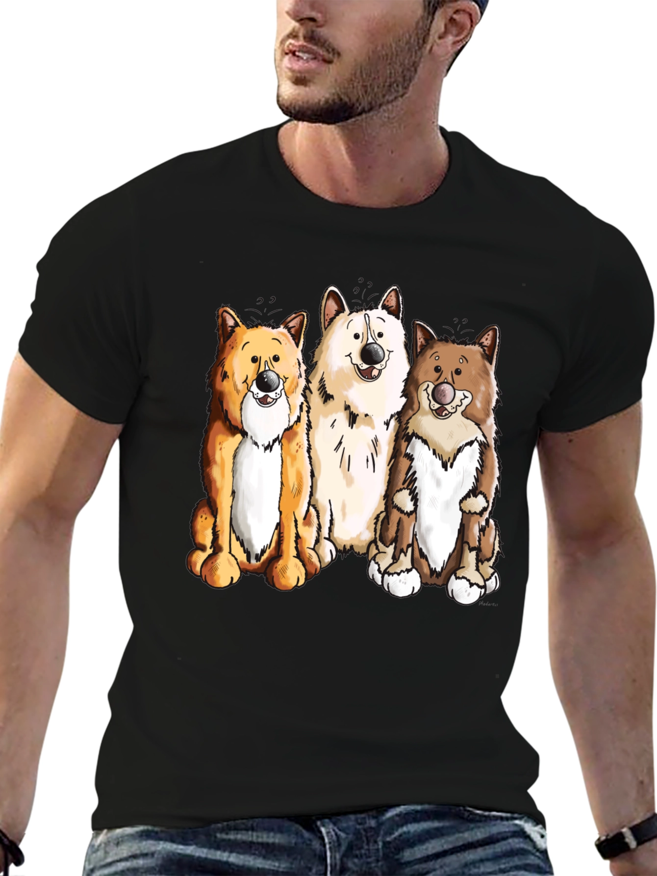 Cartoon Dog T-Shirt