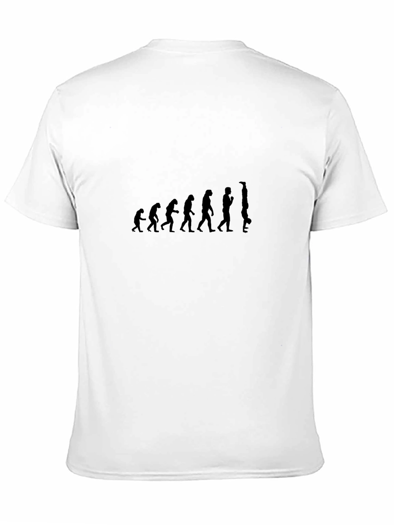 Evolution of Yoga Handstand Black T-Shirt