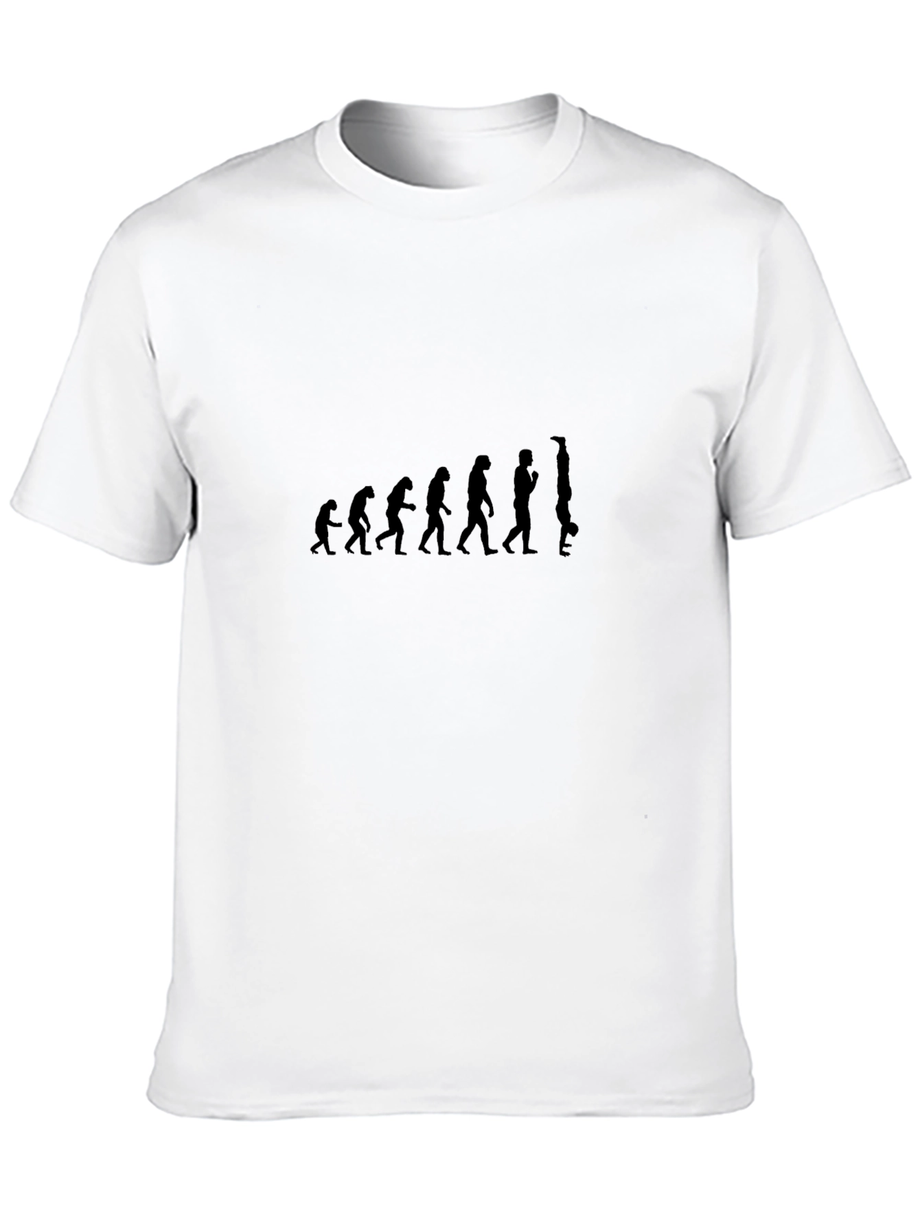 Evolution of Yoga Handstand Black T-Shirt