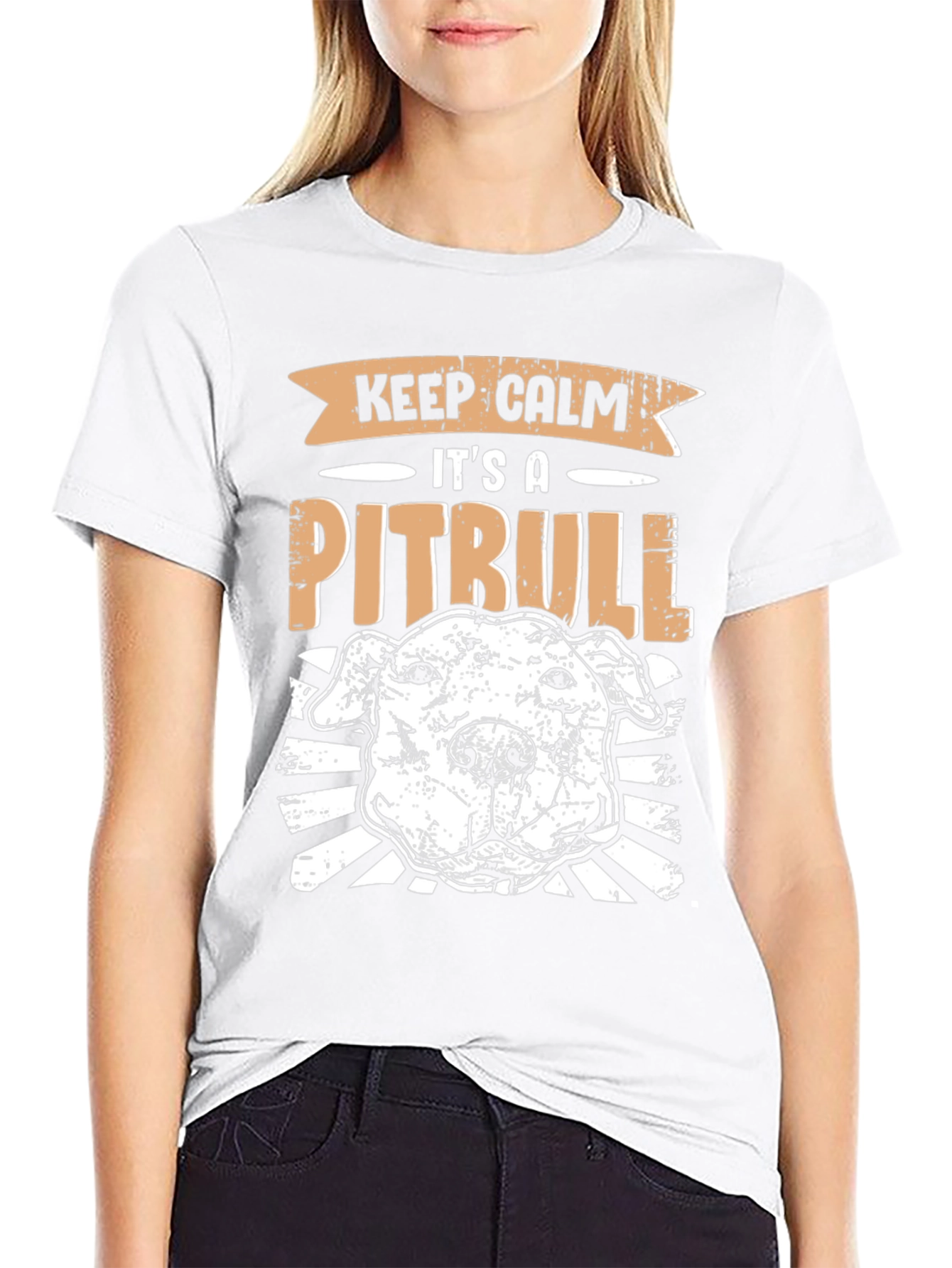 Keep Calm Its A Pitbull T-Shirt