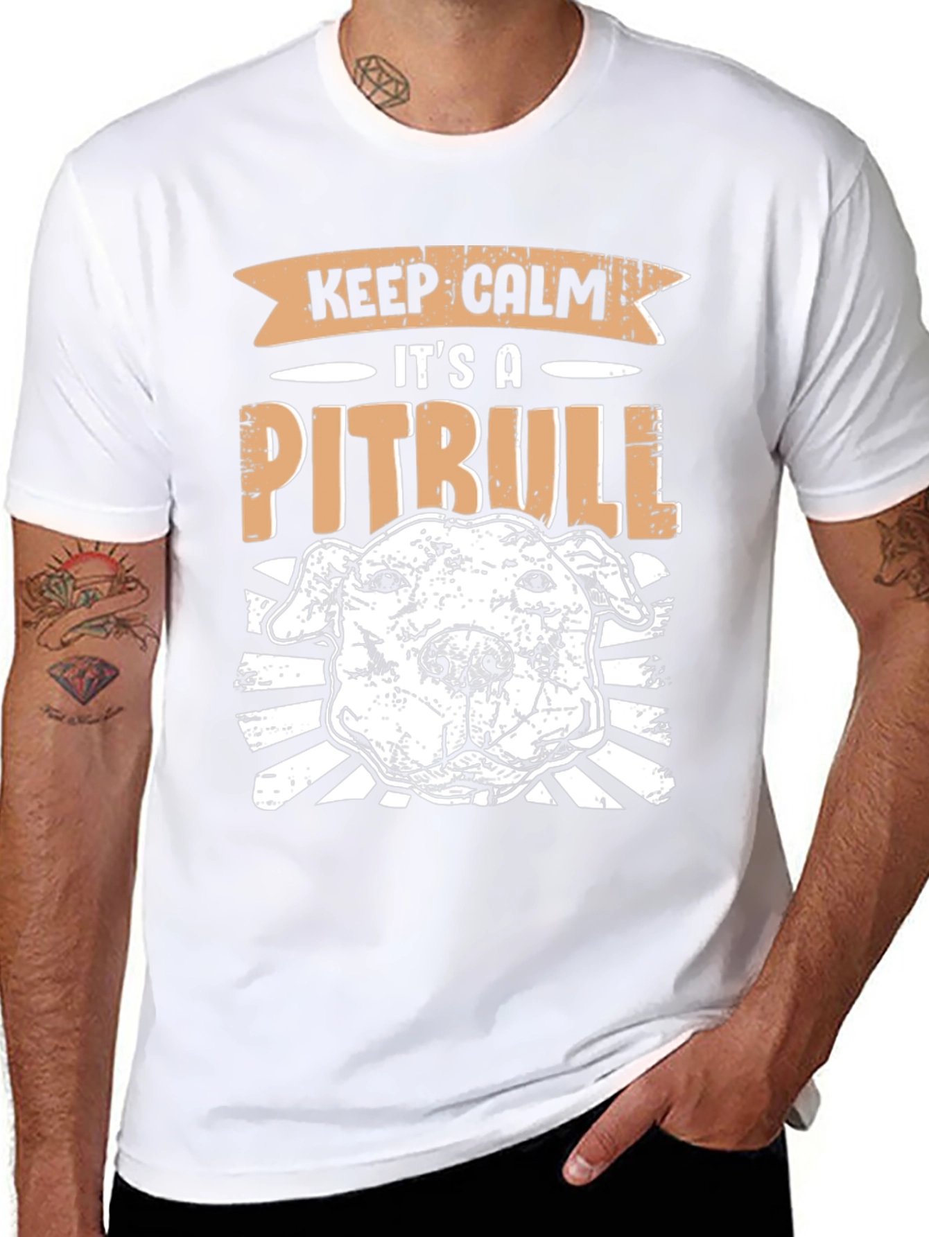 Keep Calm Its A Pitbull T-Shirt