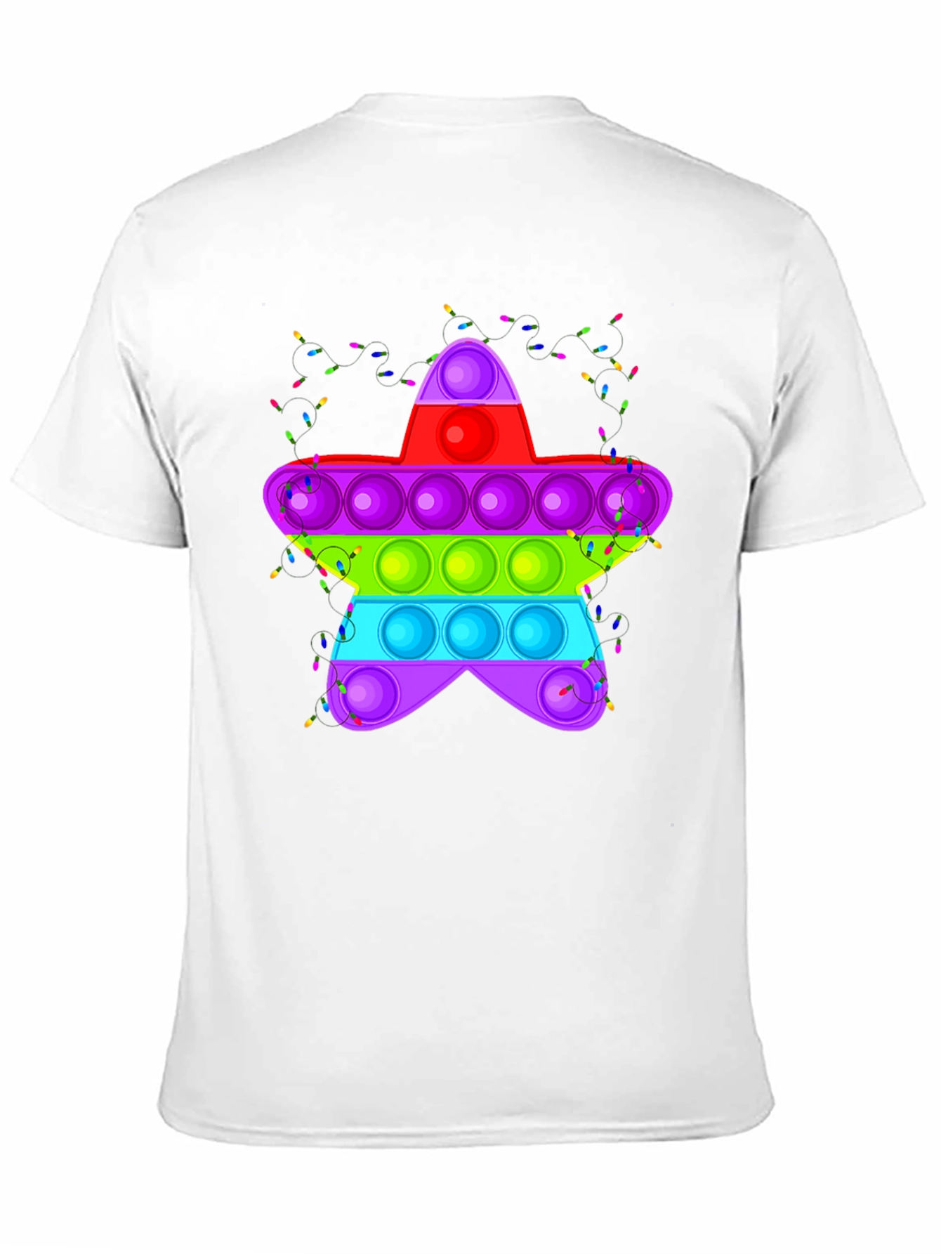 Pop It Star Black T-Shirt Novelty Graphic Tee