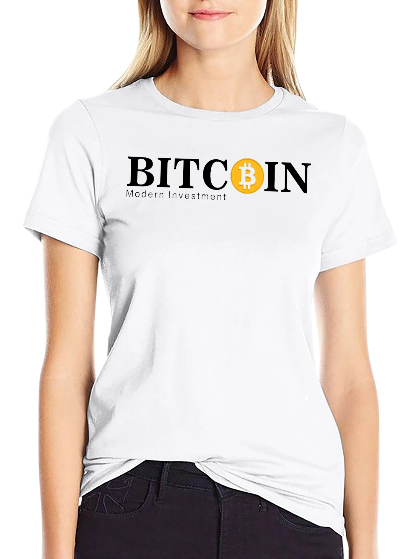 Bitcoin Modern Investment Graphic T-Shirt