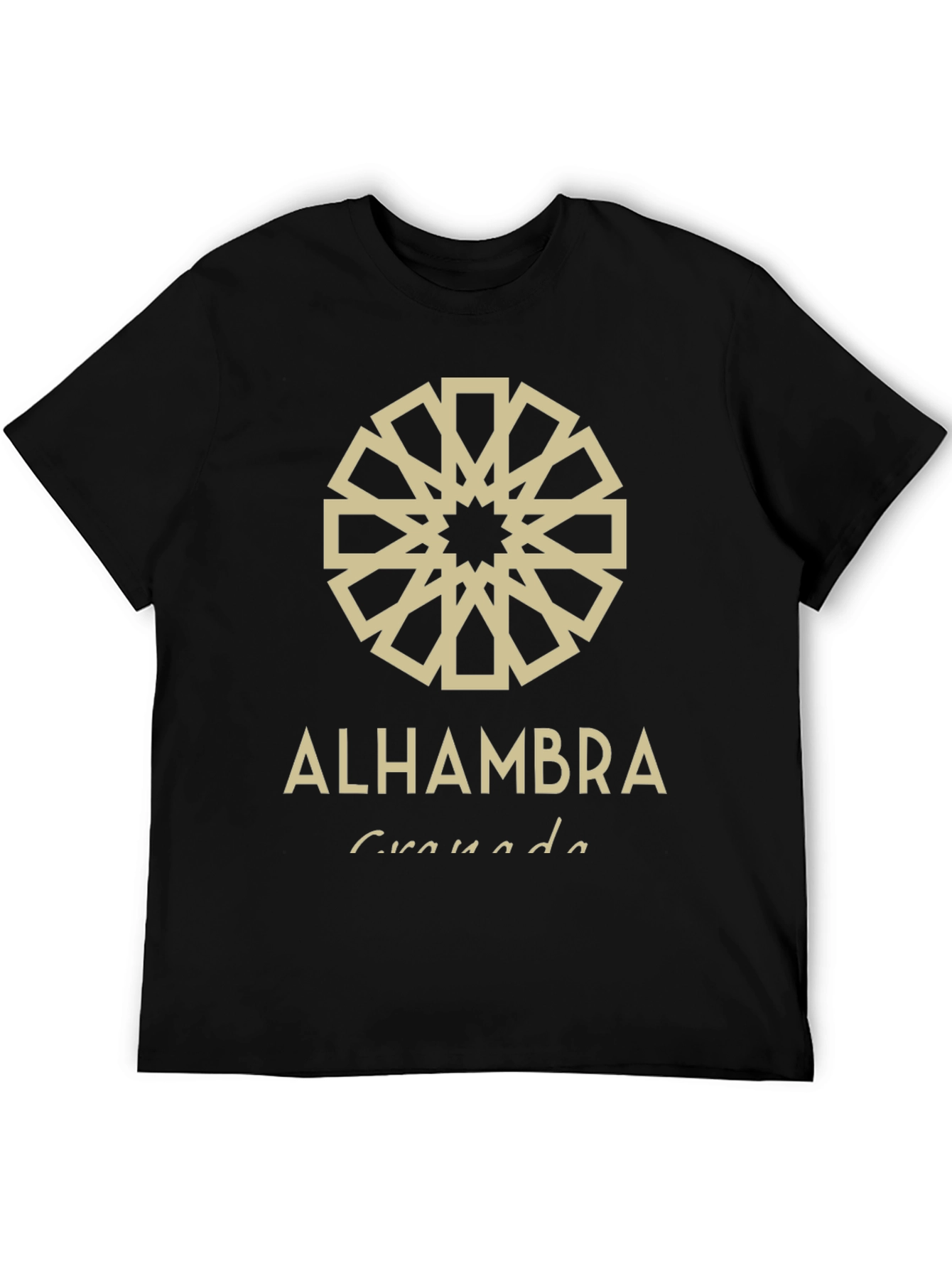 Alhambra Granada Graphic Tee - Black