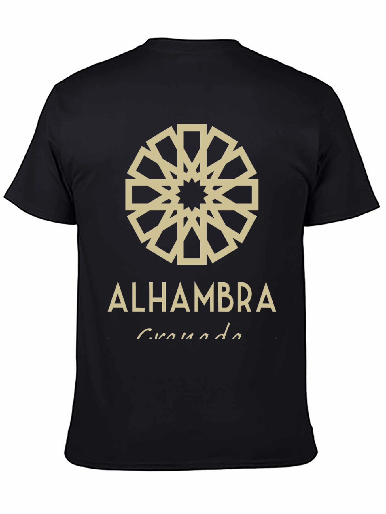 Alhambra Granada Graphic Tee - Black