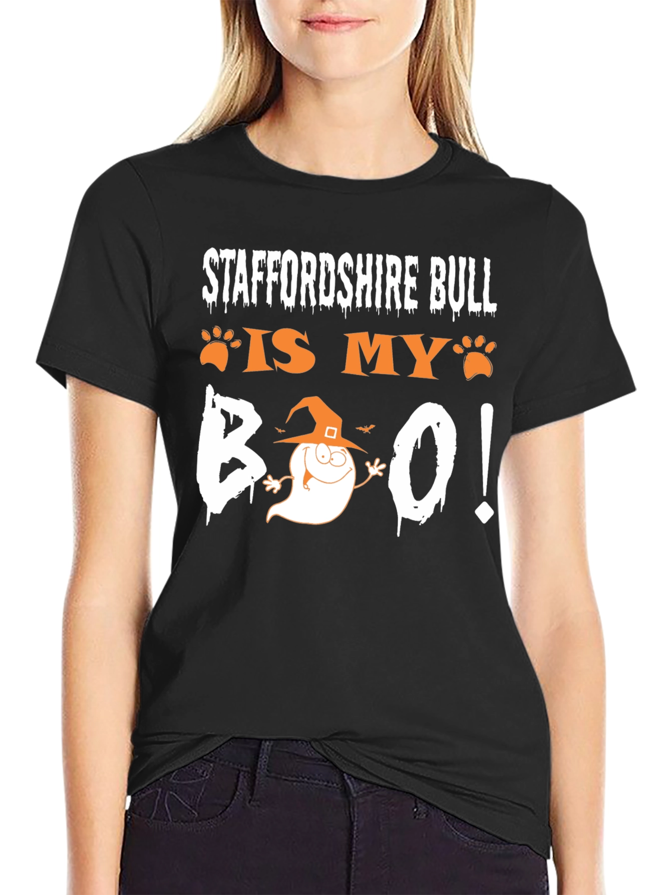 Staffordshire Bull Boo T-Shirt