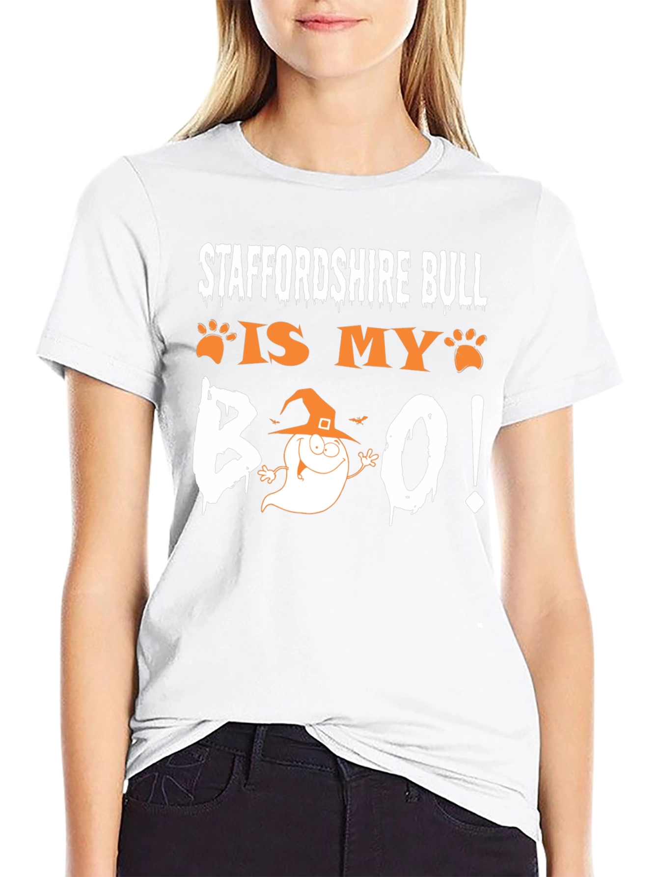 Staffordshire Bull Boo T-Shirt